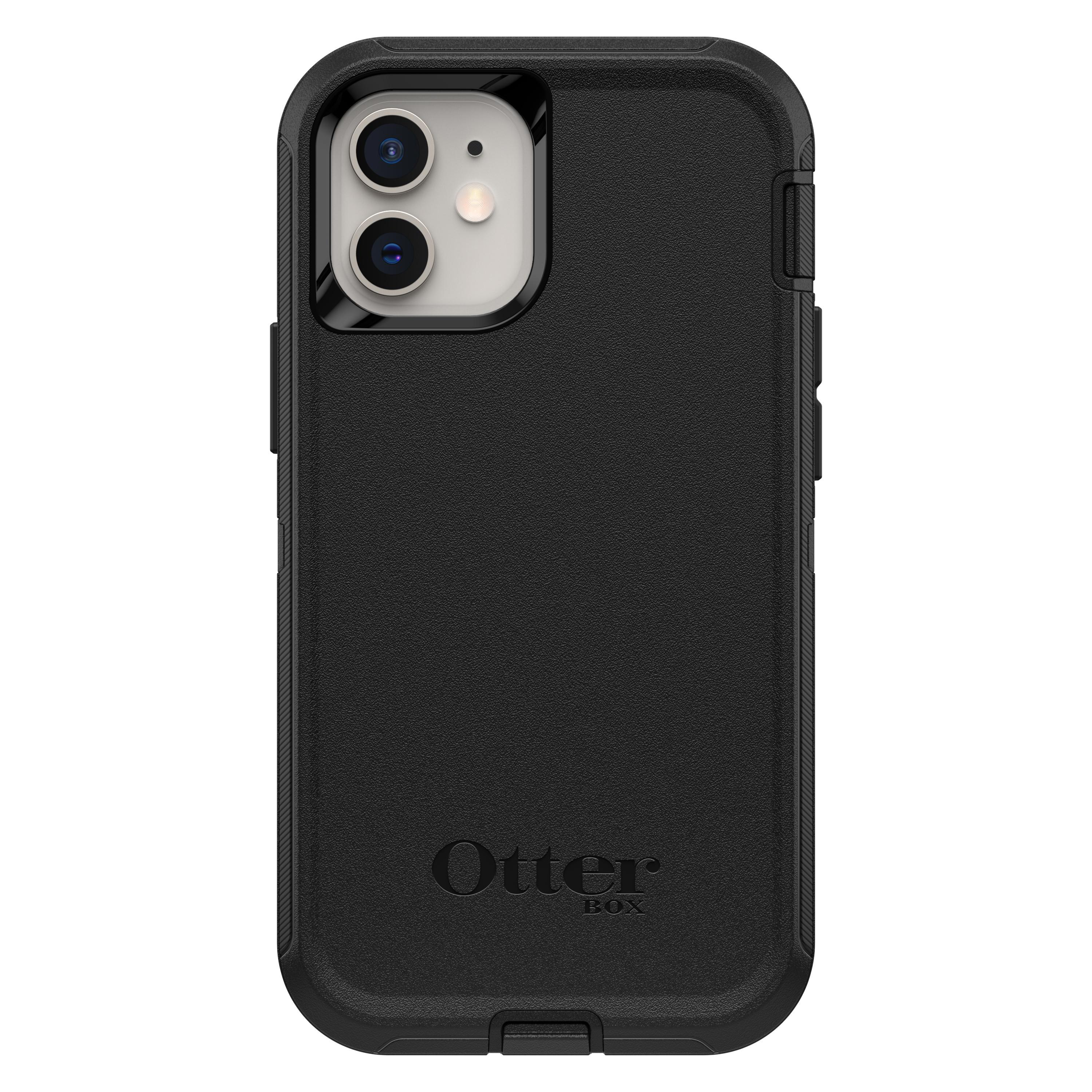 OTTERBOX Defender 12 Backcover, Mini, Schwarz , Apple, iPhone