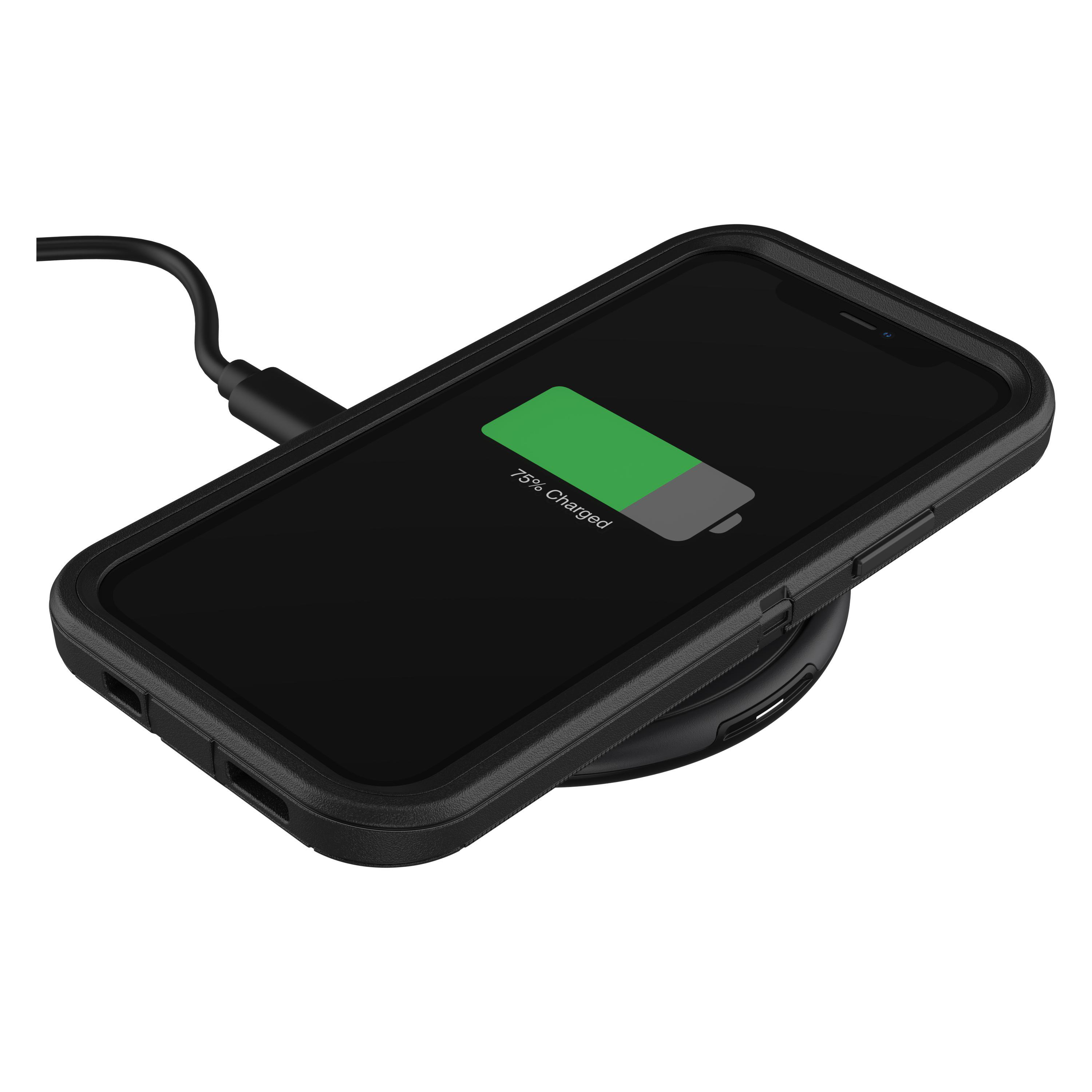OTTERBOX Defender, Backcover, Apple, iPhone 12, iPhone 12 Pro, Schwarz