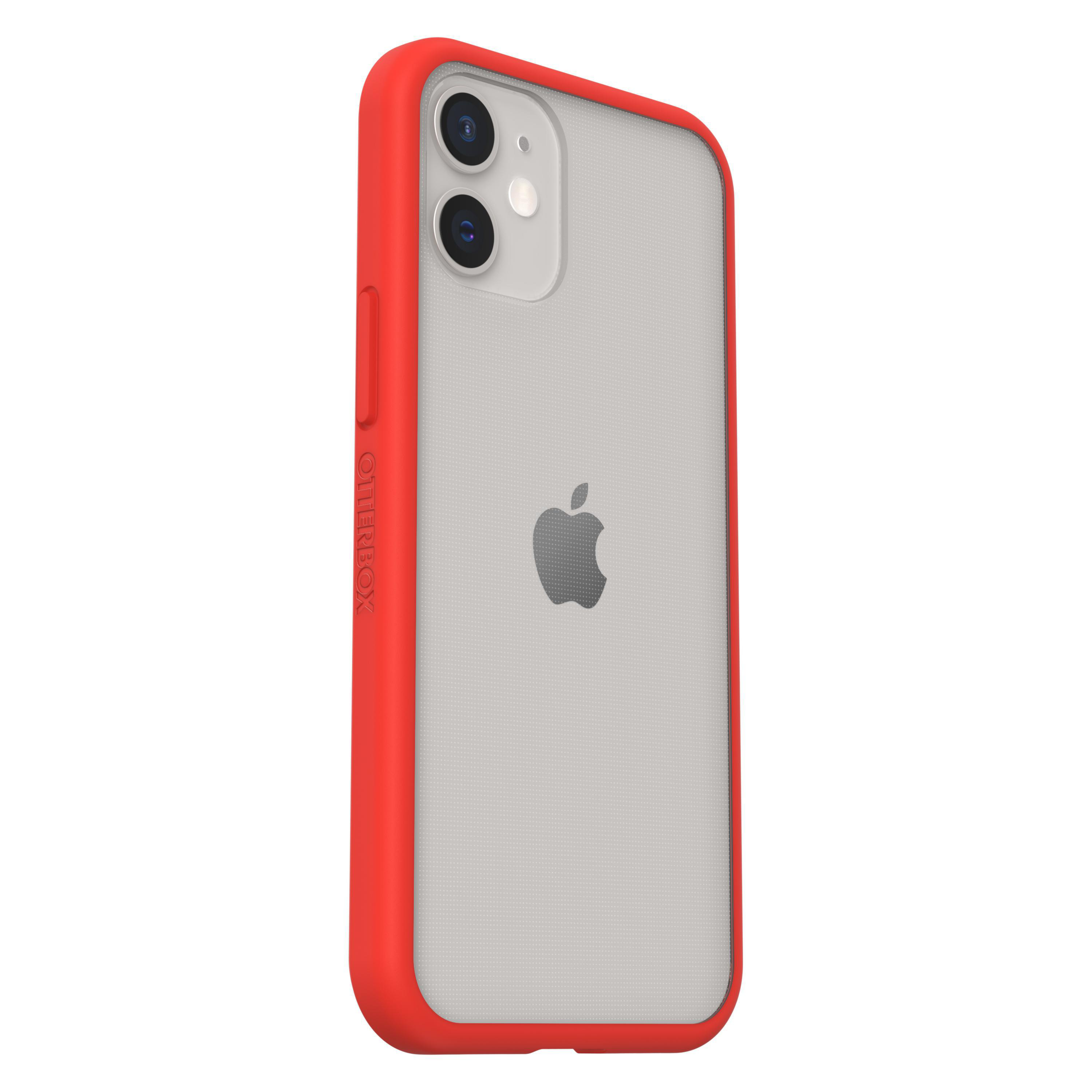 OTTERBOX React , Backcover, Apple, iPhone 12 Mini, Transparent/Rot