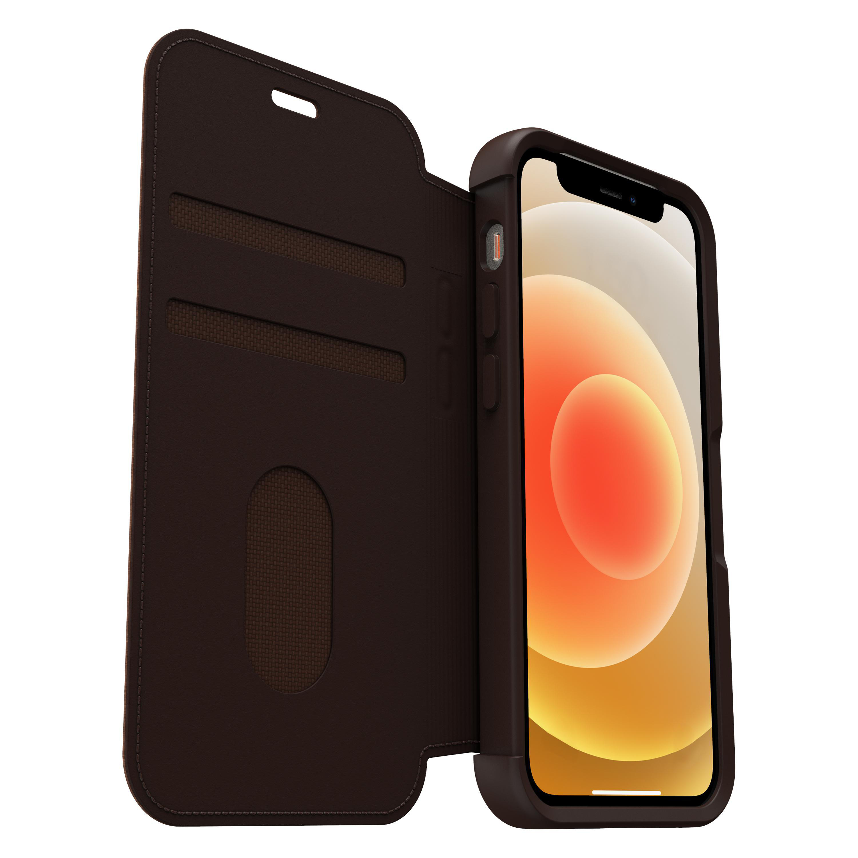OTTERBOX Strada, Bookcover, Apple, iPhone 12 Mini, Braun