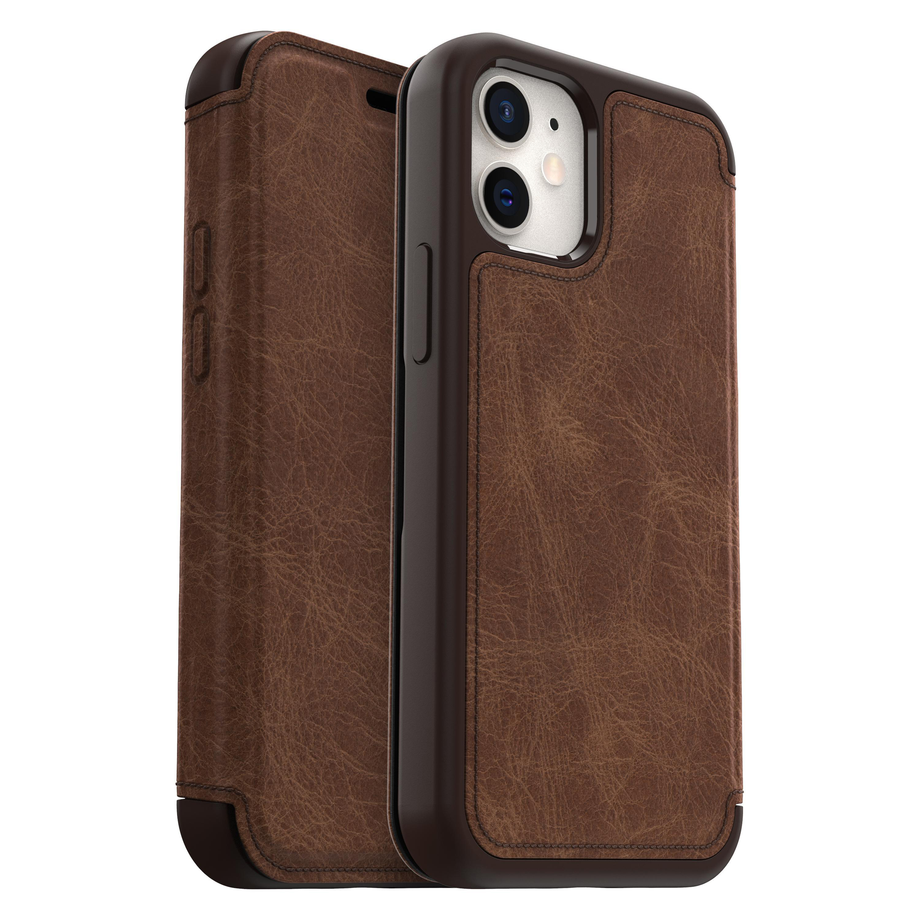 OTTERBOX Strada, Cover, Mini, iPhone Braun Flip Apple, 12