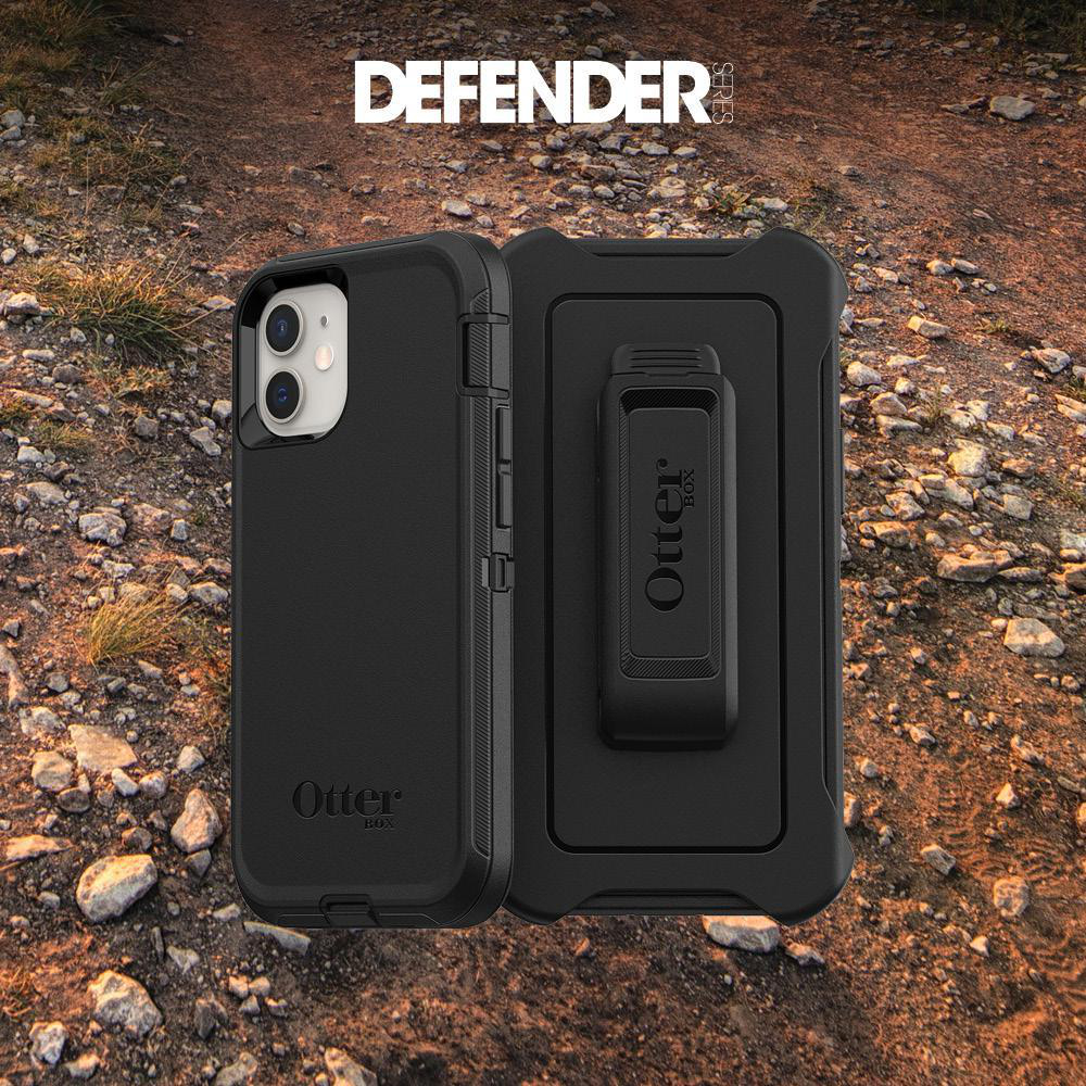 OTTERBOX Defender 12 iPhone , Backcover, Mini, Schwarz Apple