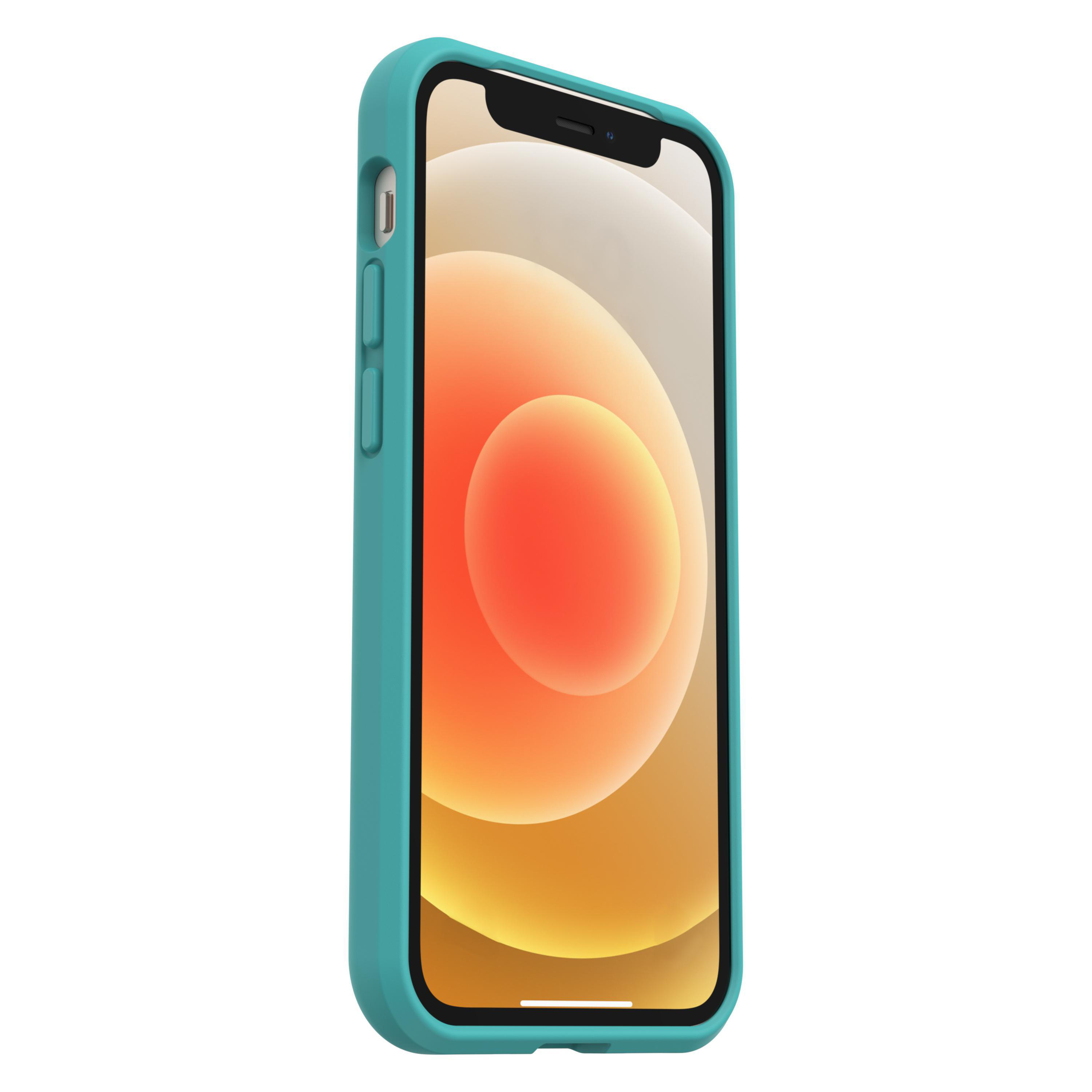 OTTERBOX React, Backcover, Apple, iPhone 12 Mini, Transparent/Blau