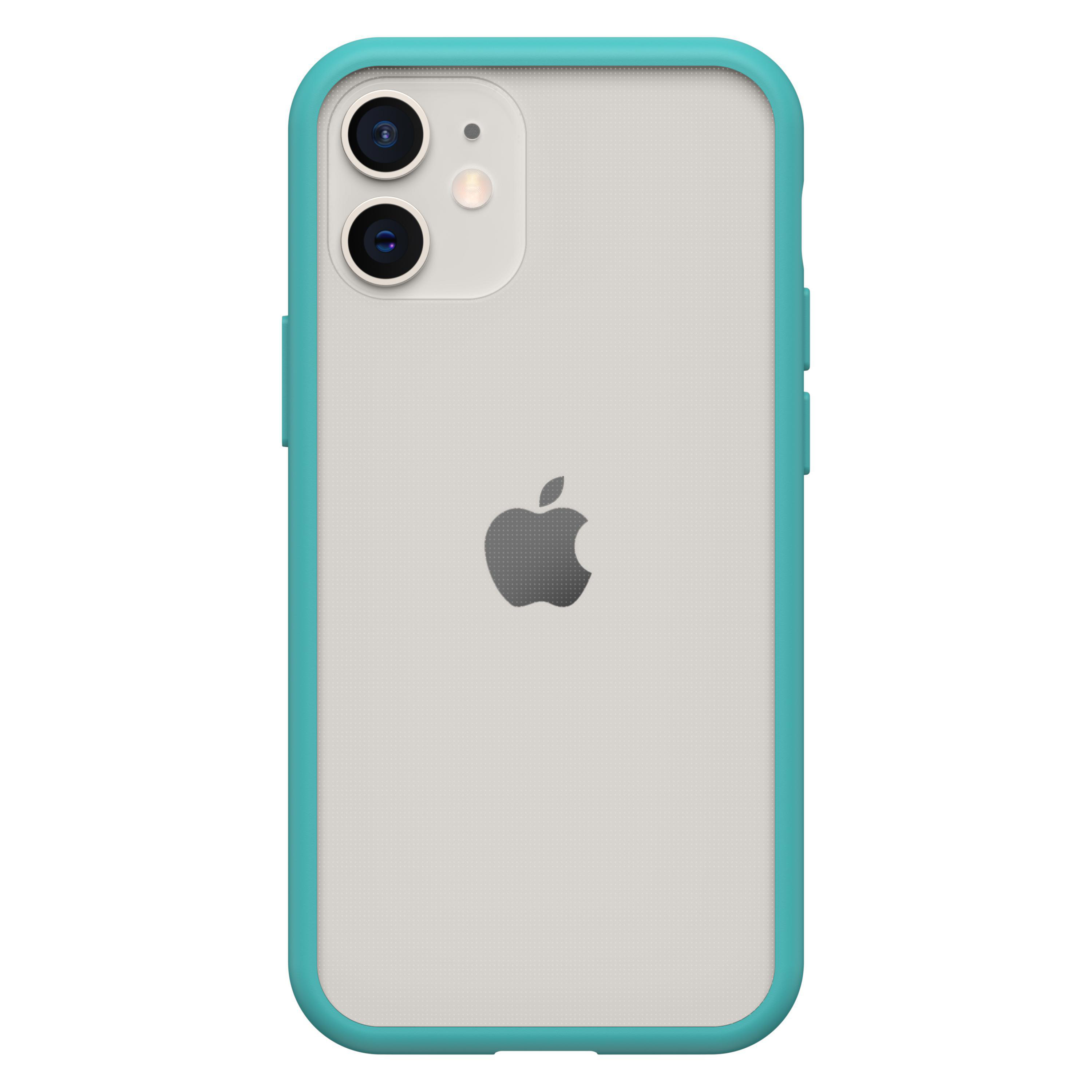 iPhone Backcover, OTTERBOX Transparent/Blau Mini, React, Apple, 12
