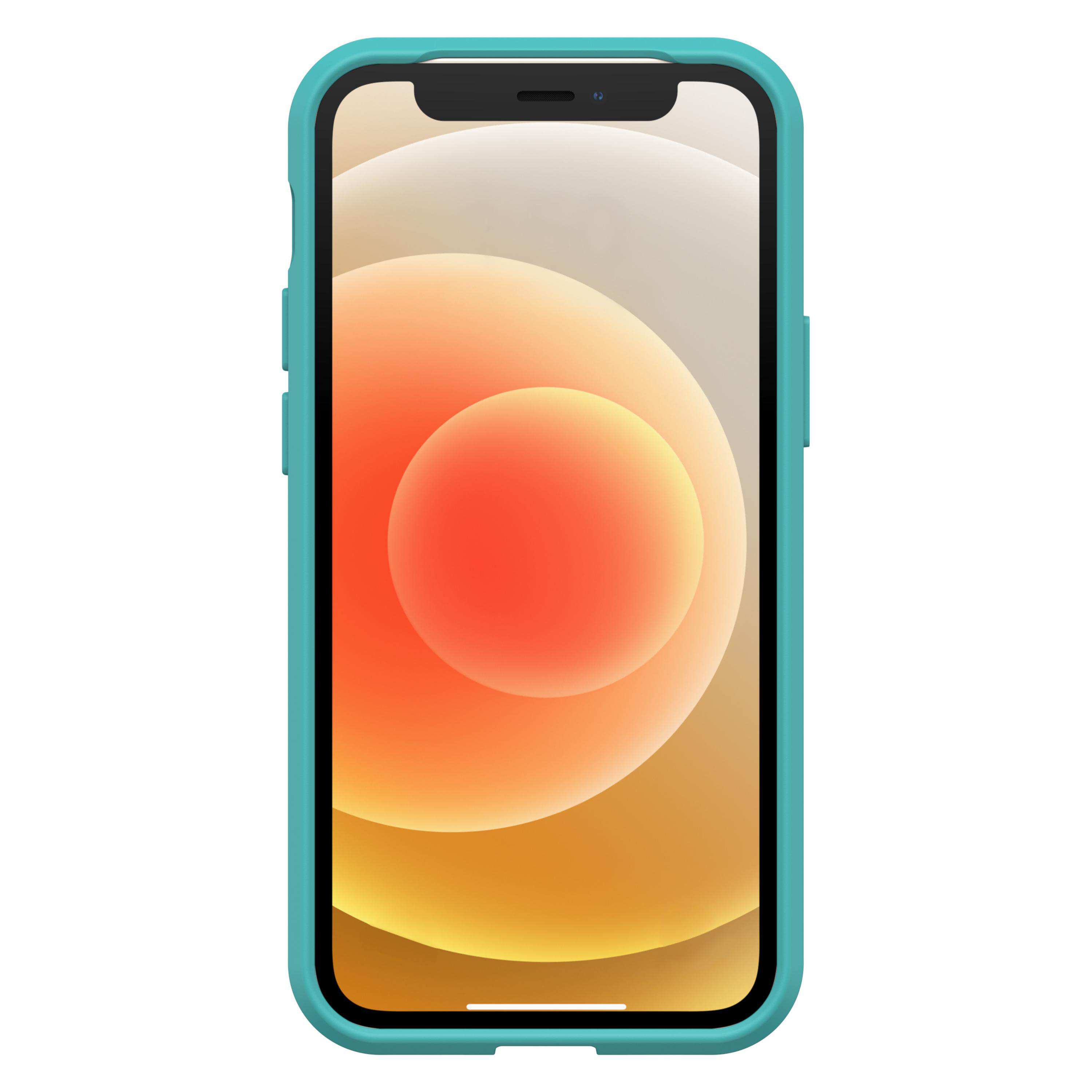OTTERBOX React, Backcover, Apple, iPhone 12 Mini, Transparent/Blau