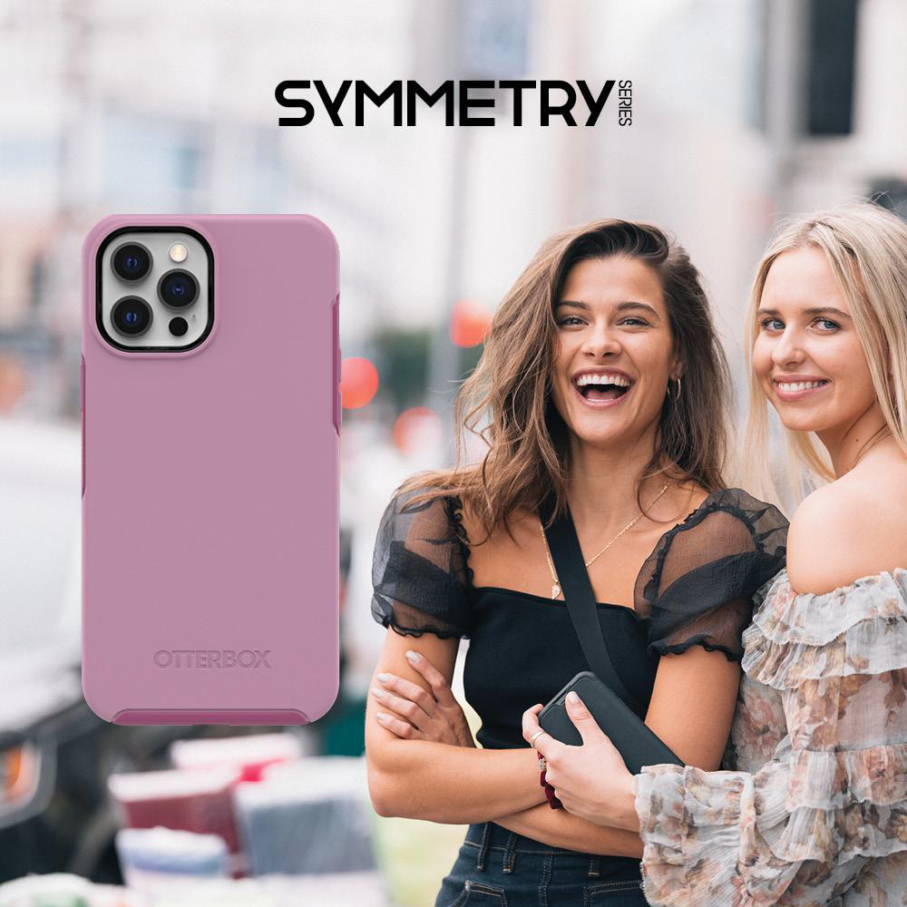 OTTERBOX Symmetry, Backcover, Apple, Pink iPhone iPhone Pro, 12 12