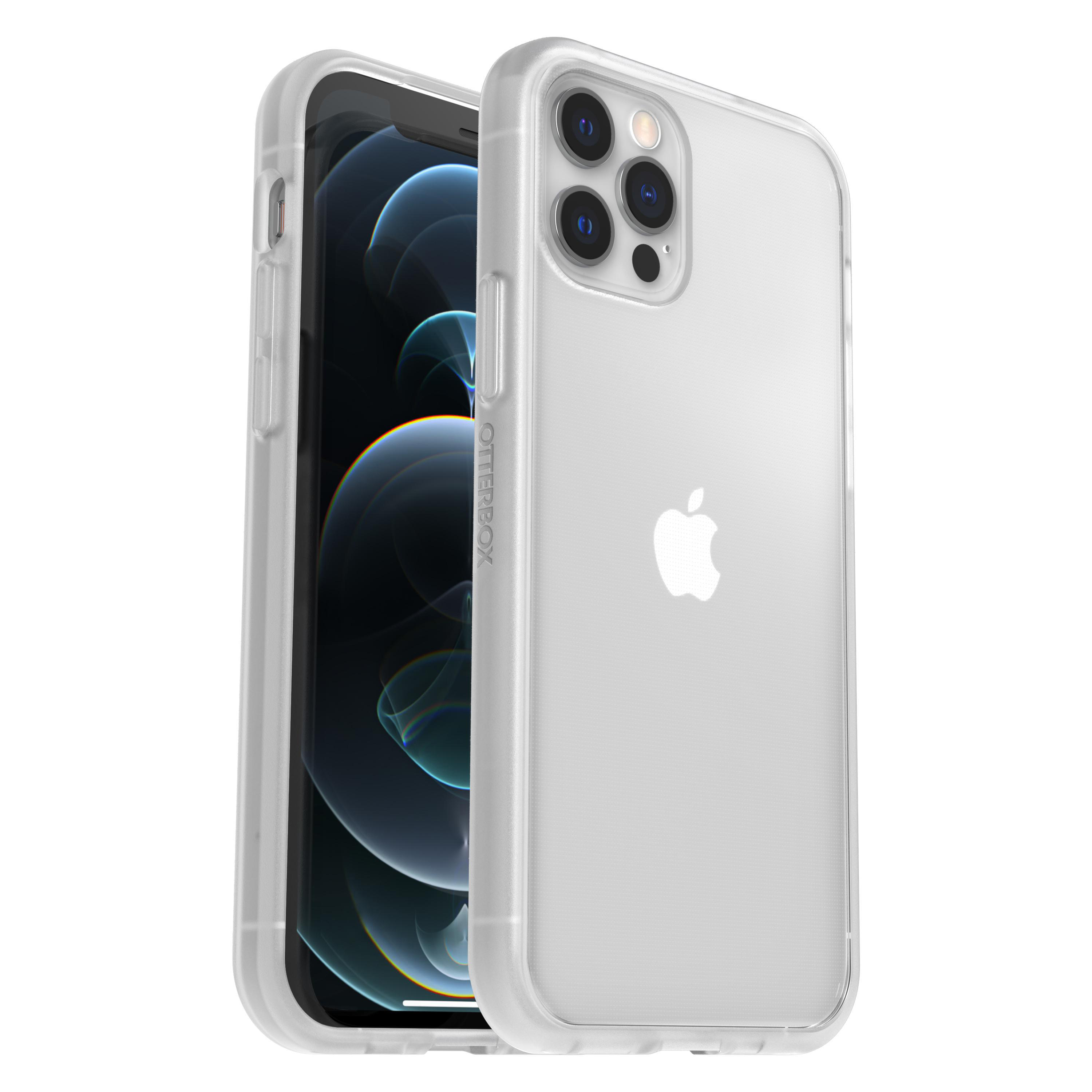 OTTERBOX React + Trusted Glass, Backcover, Apple, iPhone 12, iPhone 12 Pro, Transparent