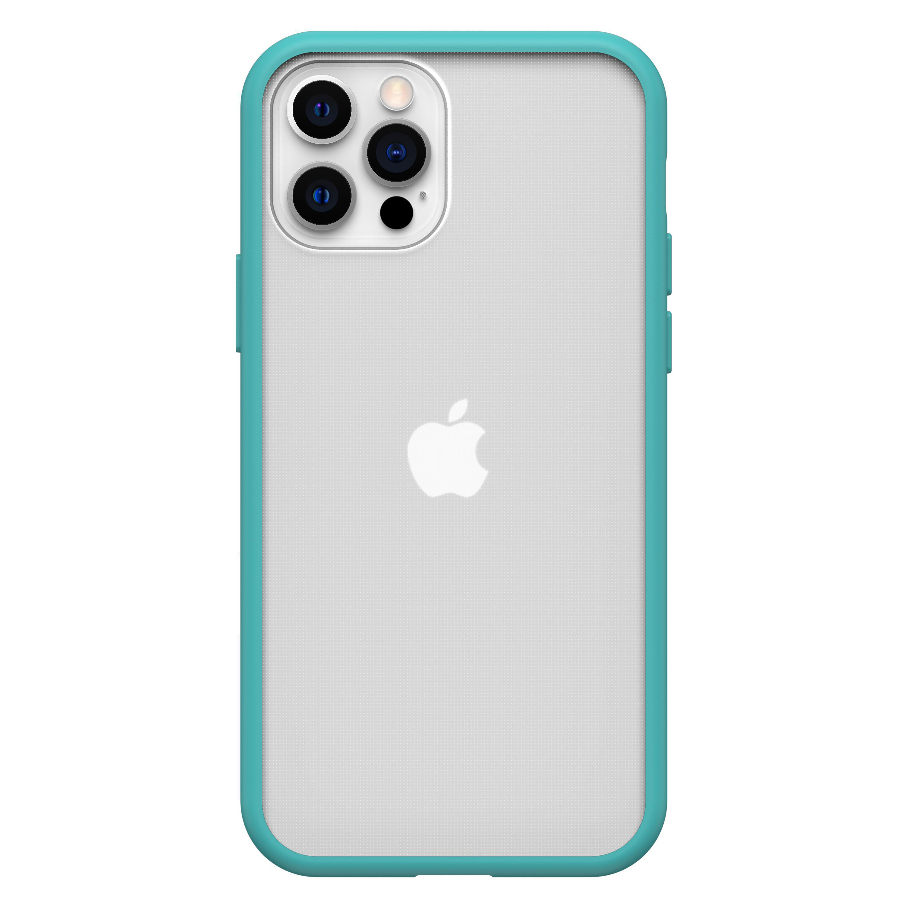 Backcover, React, 12, iPhone 12 iPhone Transparent/Blau Pro, Apple, OTTERBOX