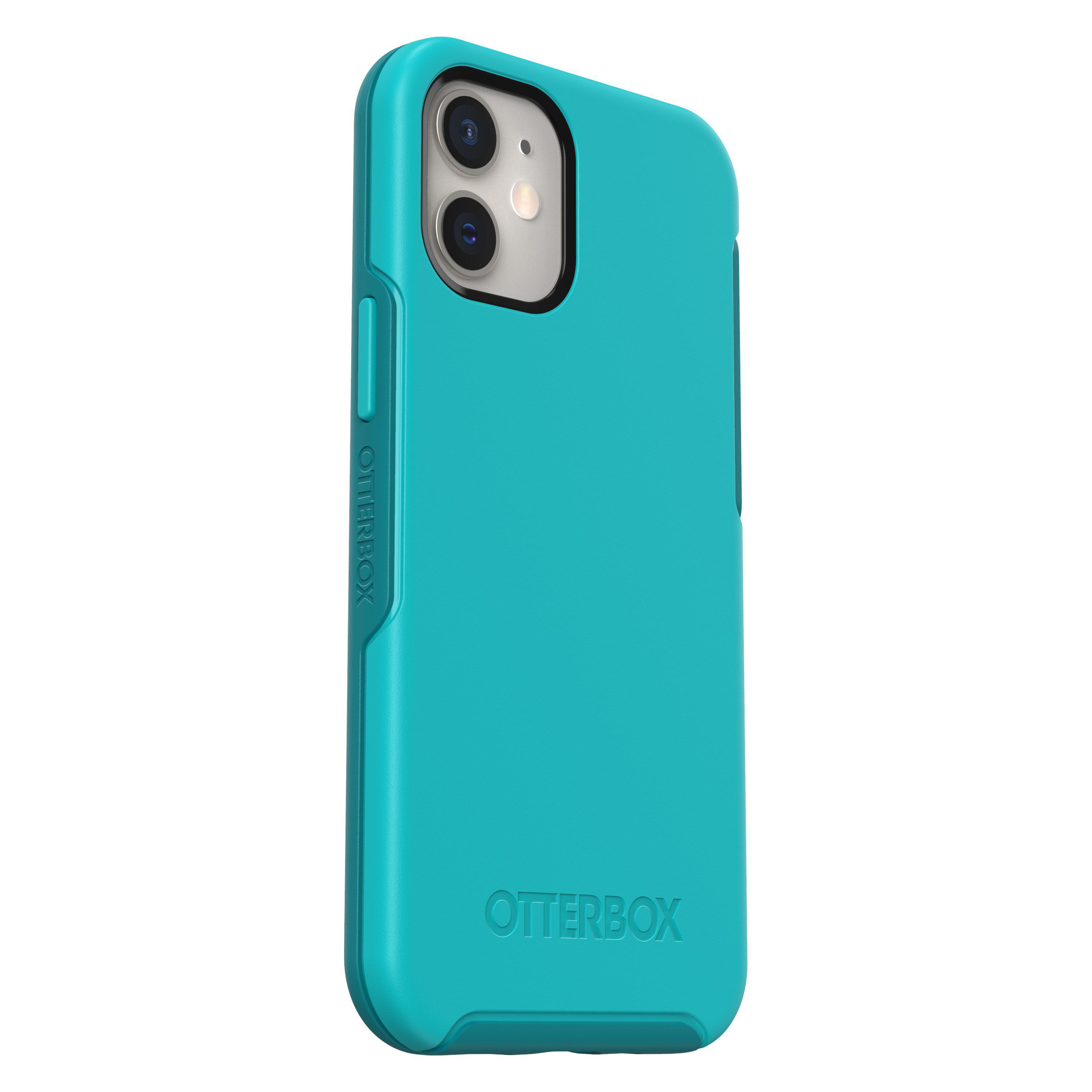OTTERBOX Symmetry, Backcover, Apple, iPhone 12 Mini, Blau