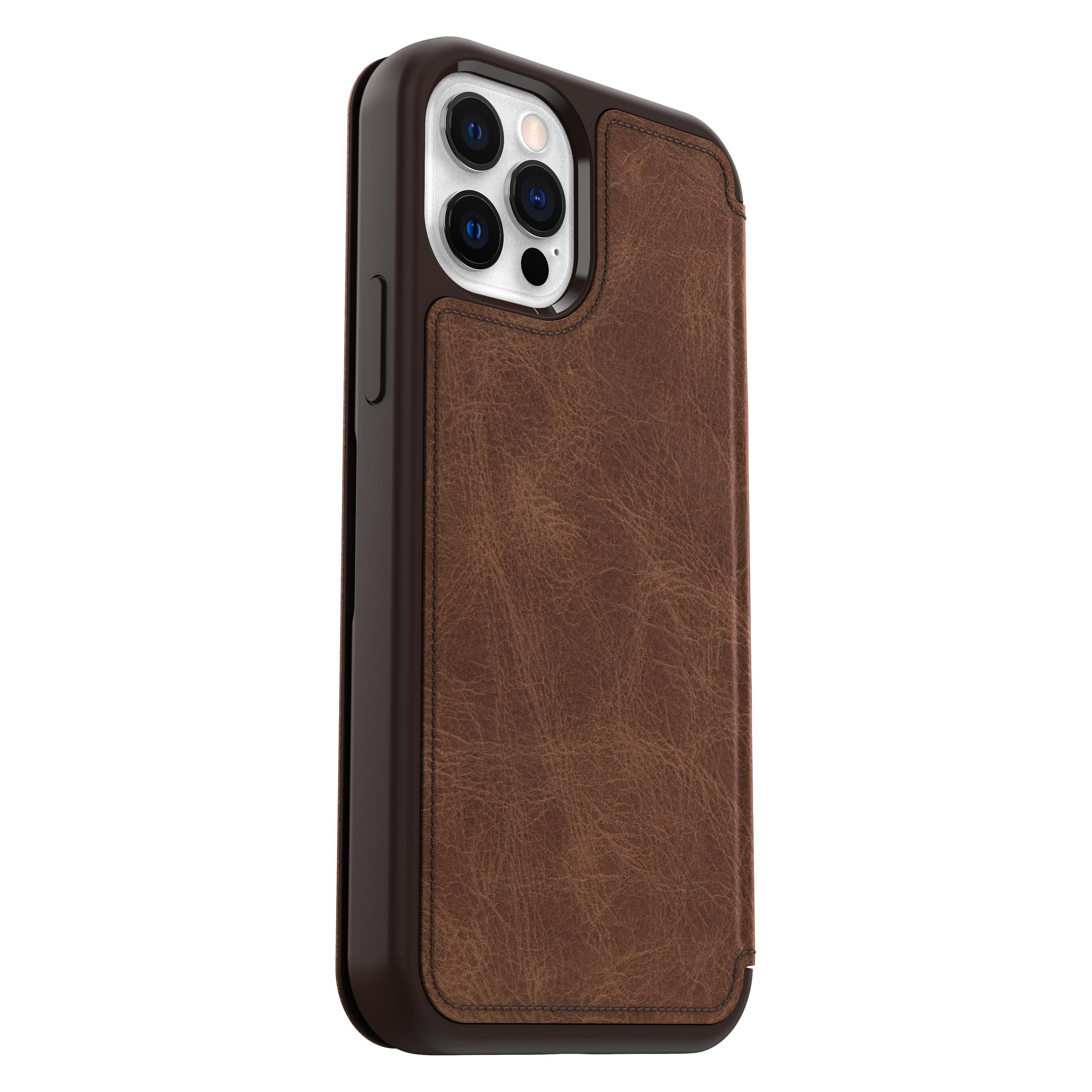 OTTERBOX Strada, Bookcover, Apple, iPhone 12, iPhone 12 Pro, Braun