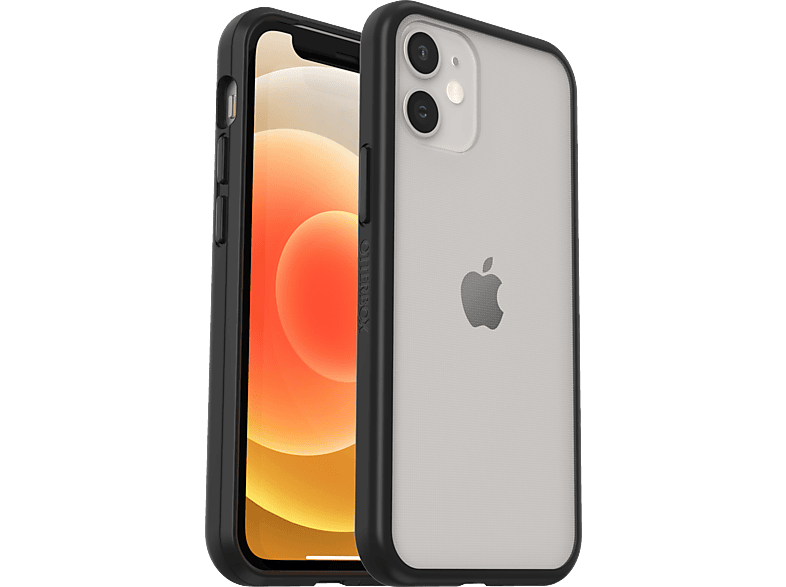 OTTERBOX React , Backcover, Apple, iPhone 12 Mini, Transparent/Schwarz | Backcover