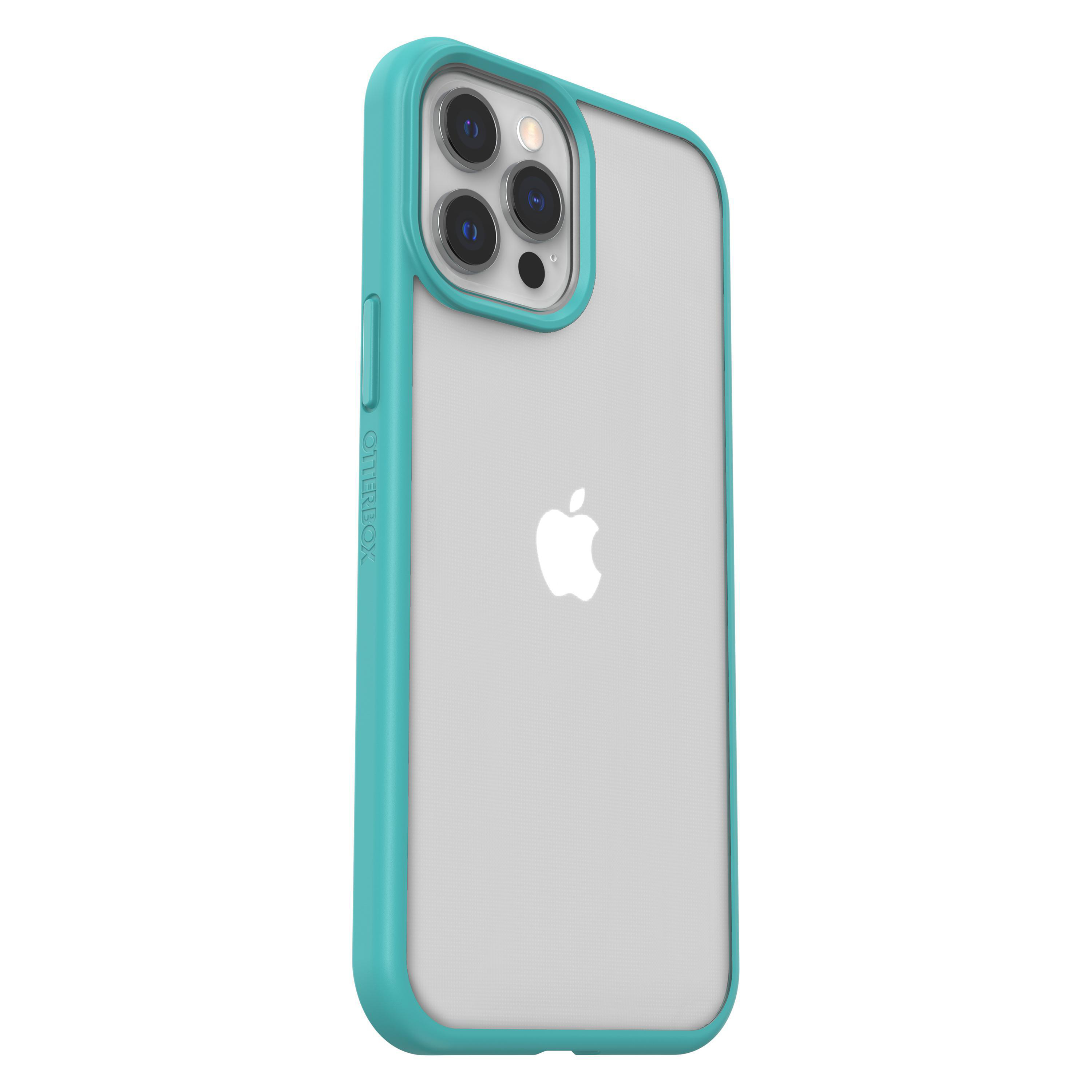 OTTERBOX React , Backcover, Apple, iPhone 12 Pro Max, Transparent/Blau