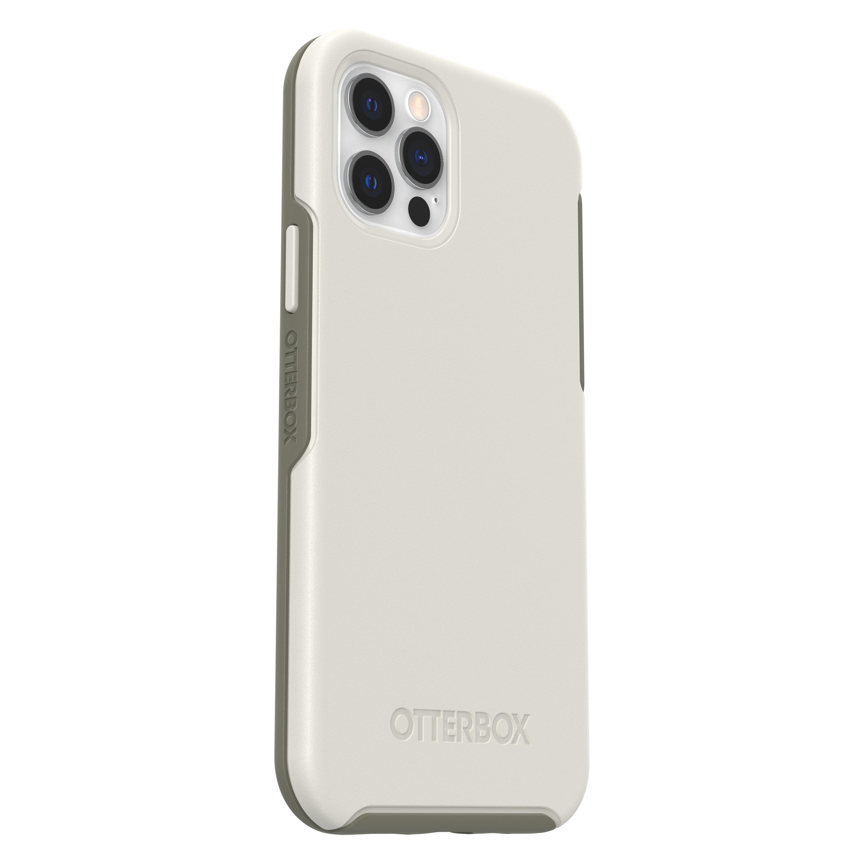 OTTERBOX Symmetry Plus, Backcover, Apple, iPhone 12, iPhone 12 Pro, Weiß