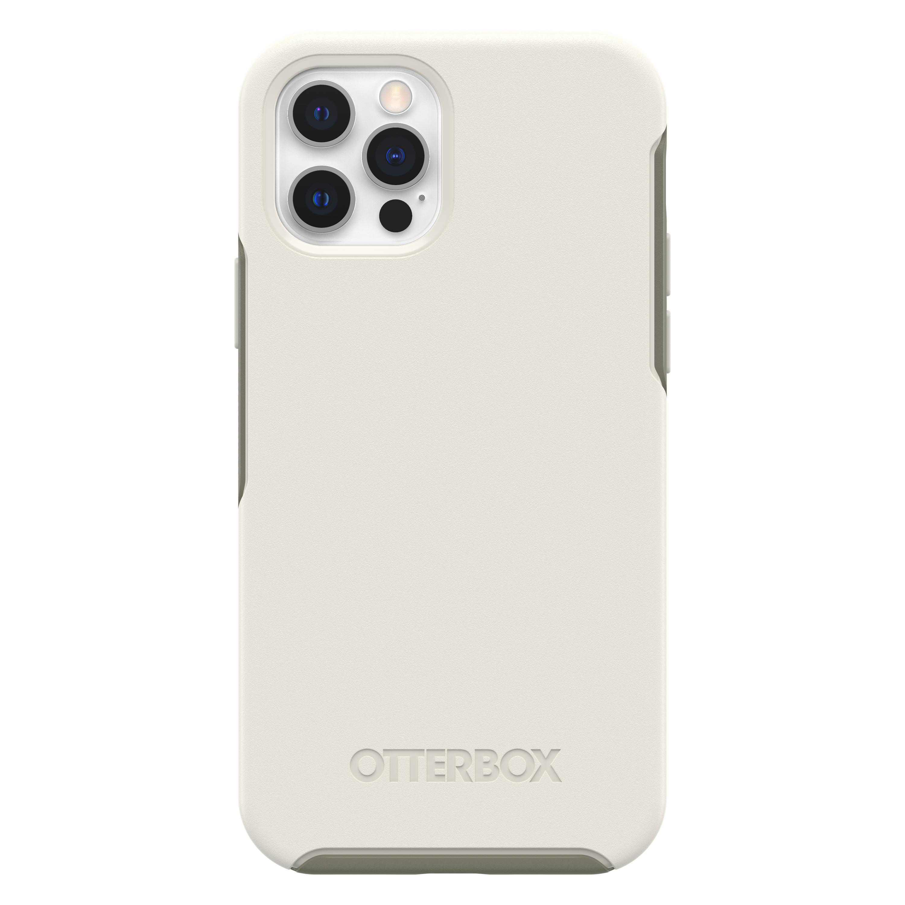 OTTERBOX Symmetry Plus, Backcover, Apple, iPhone 12, iPhone 12 Pro, Weiß