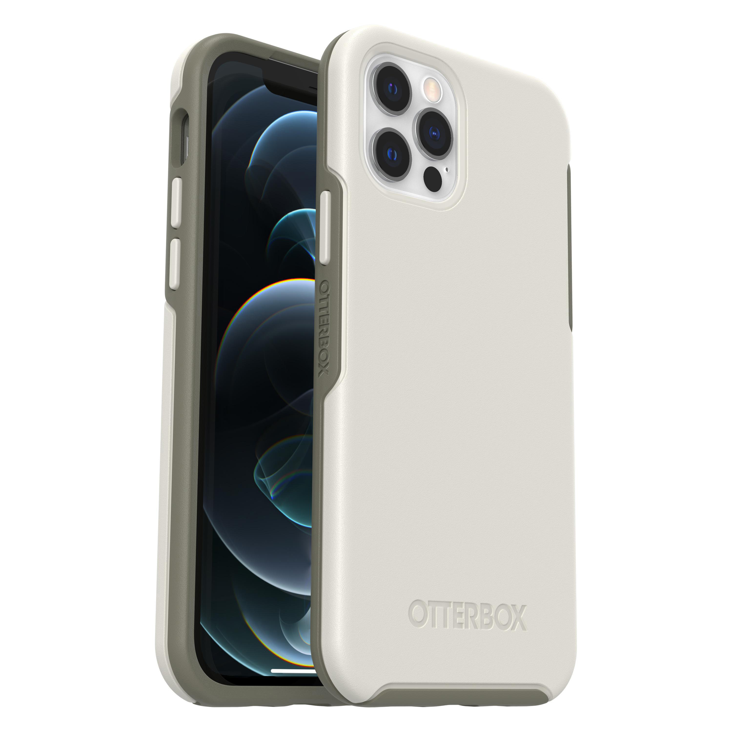 OTTERBOX Symmetry Plus, Backcover, Apple, Weiß 12 Pro, iPhone iPhone 12