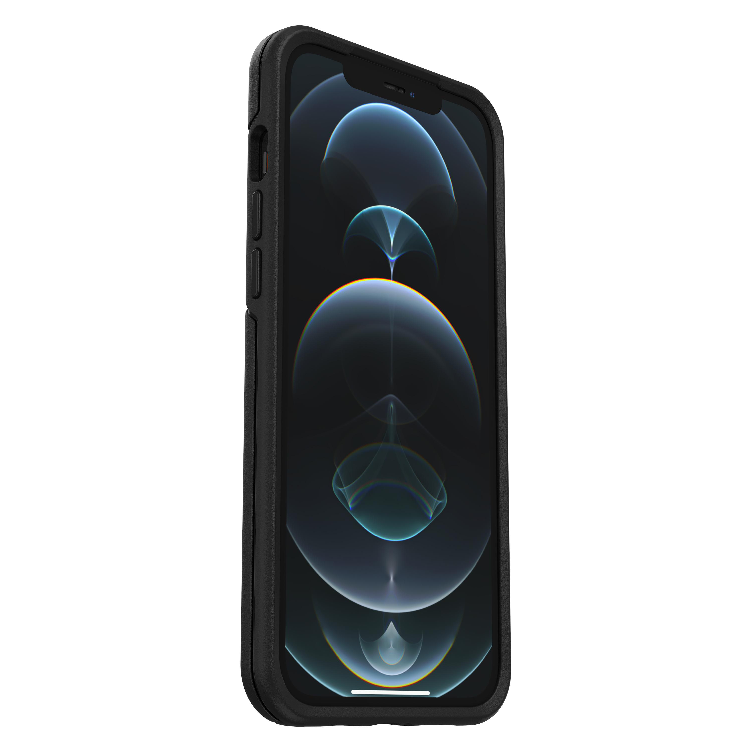 OTTERBOX Symmetry , Backcover, Apple, iPhone 12 Pro Max, Schwarz
