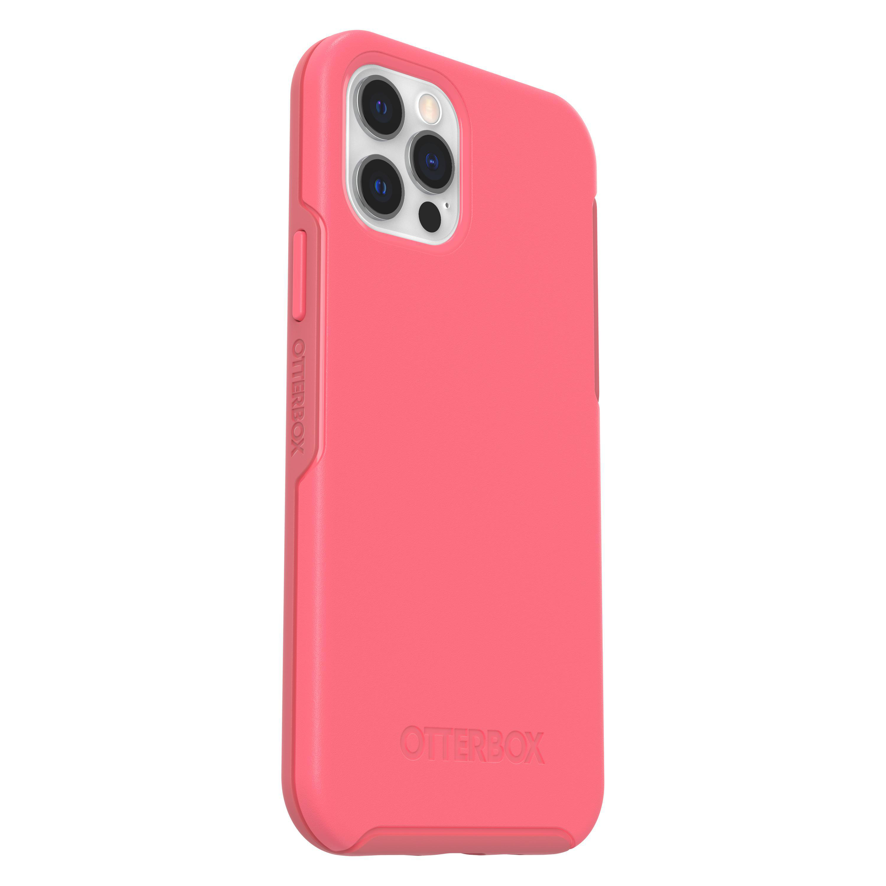 OTTERBOX Symmetry Plus, Backcover, Apple, iPhone 12, iPhone 12 Pro, Rosa