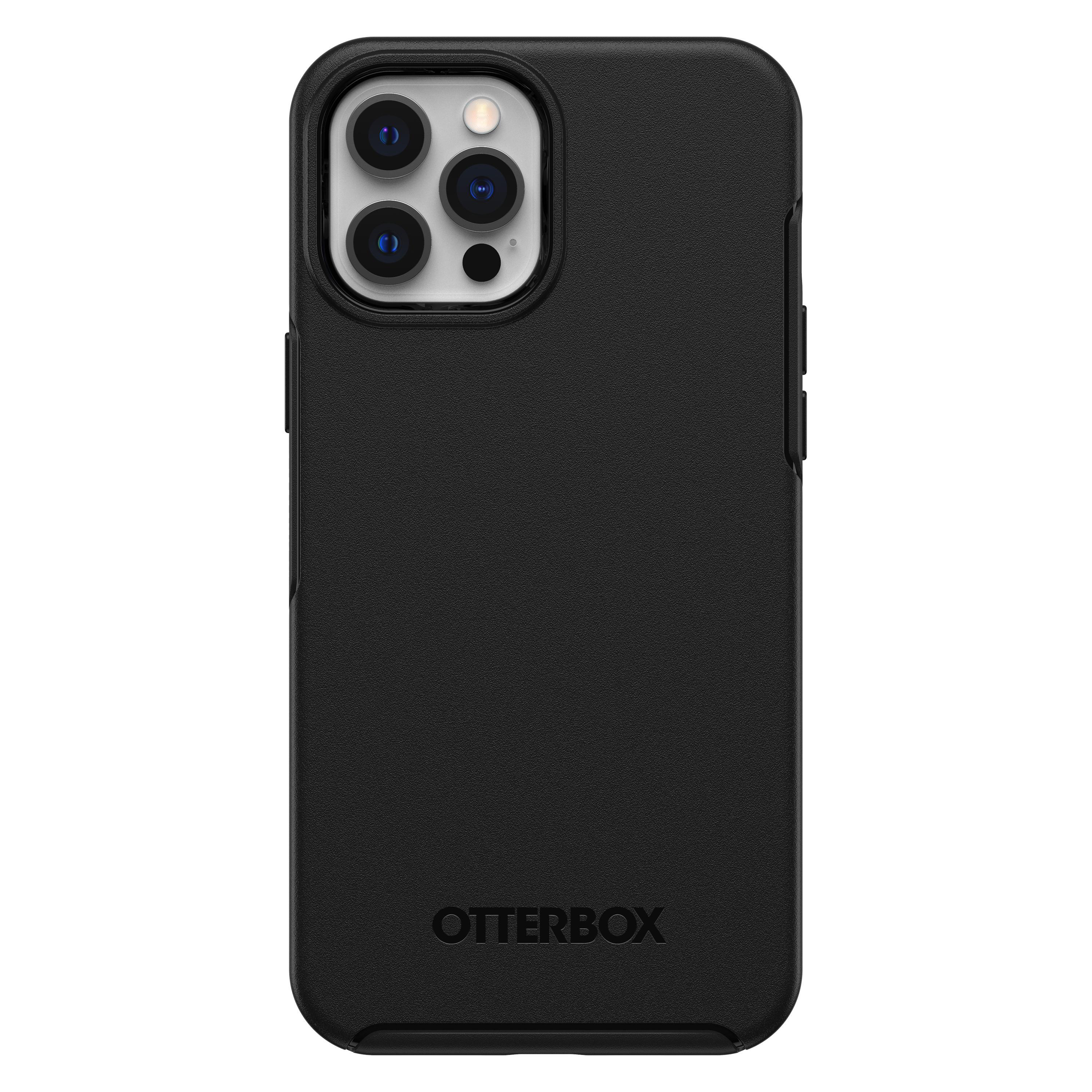 OTTERBOX Symmetry , Backcover, Apple, iPhone 12 Pro Max, Schwarz