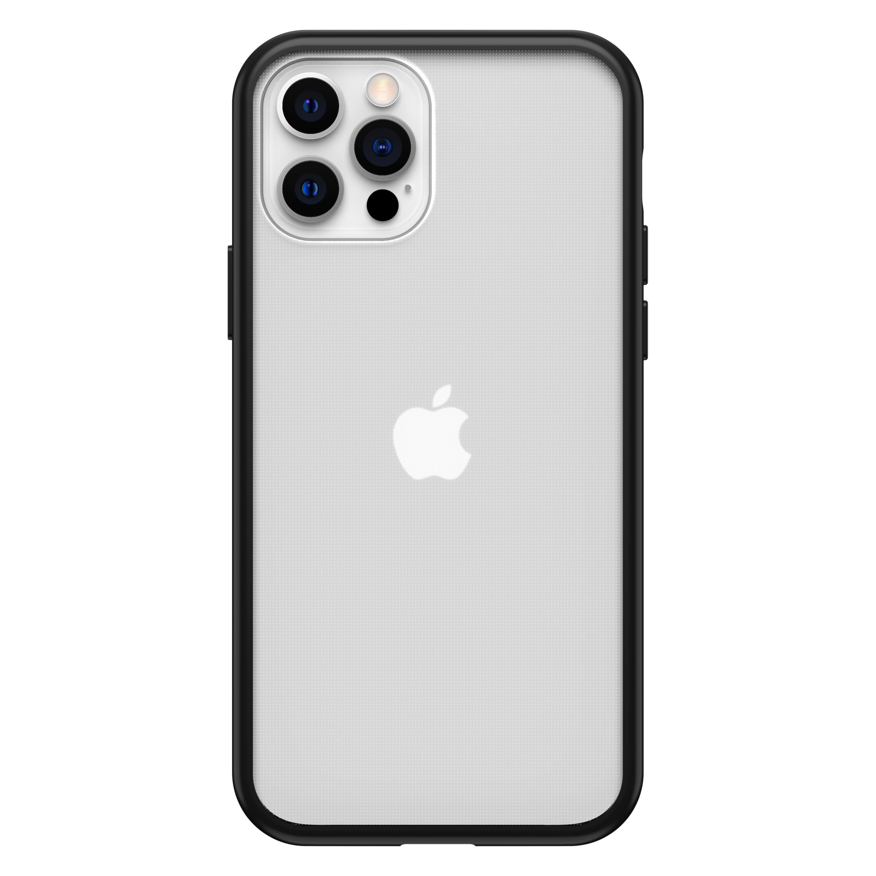OTTERBOX React , Backcover, Apple, iPhone 12, iPhone 12 Pro, Transparent/Schwarz