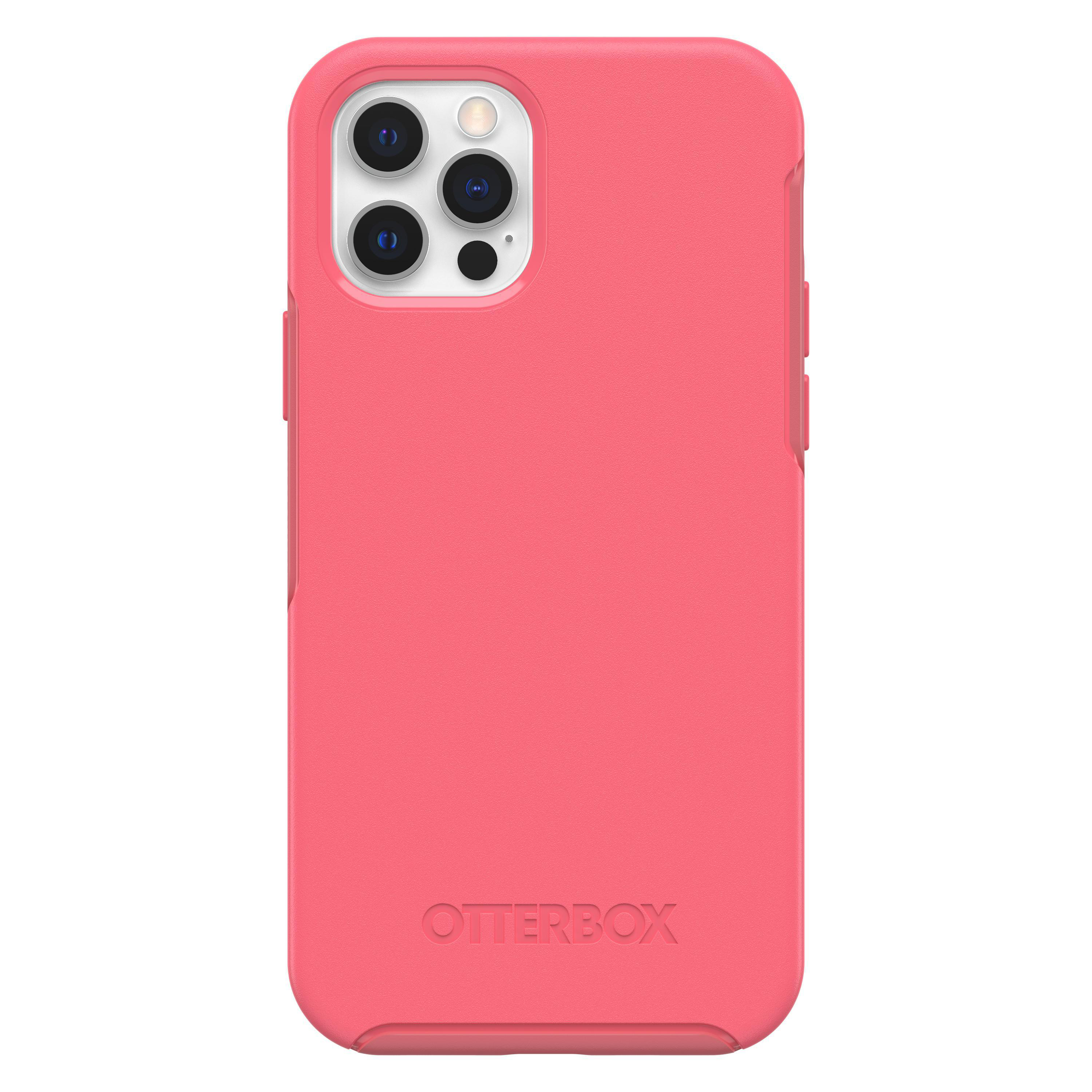 OTTERBOX Symmetry Plus, Backcover, Apple, iPhone 12, iPhone 12 Pro, Rosa