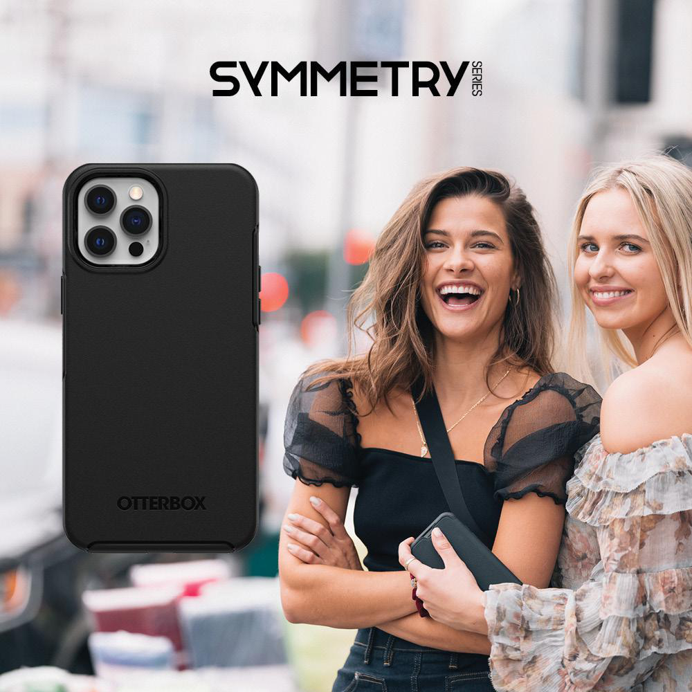 OTTERBOX Symmetry , Backcover, Apple, iPhone 12 Pro Max, Schwarz