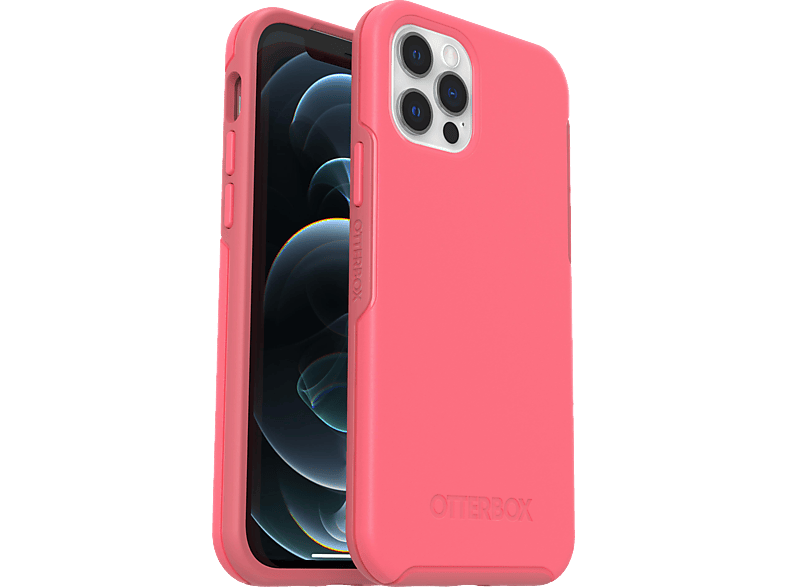 OTTERBOX Symmetry Plus, Backcover, Apple, iPhone 12, iPhone 12 Pro, Rosa