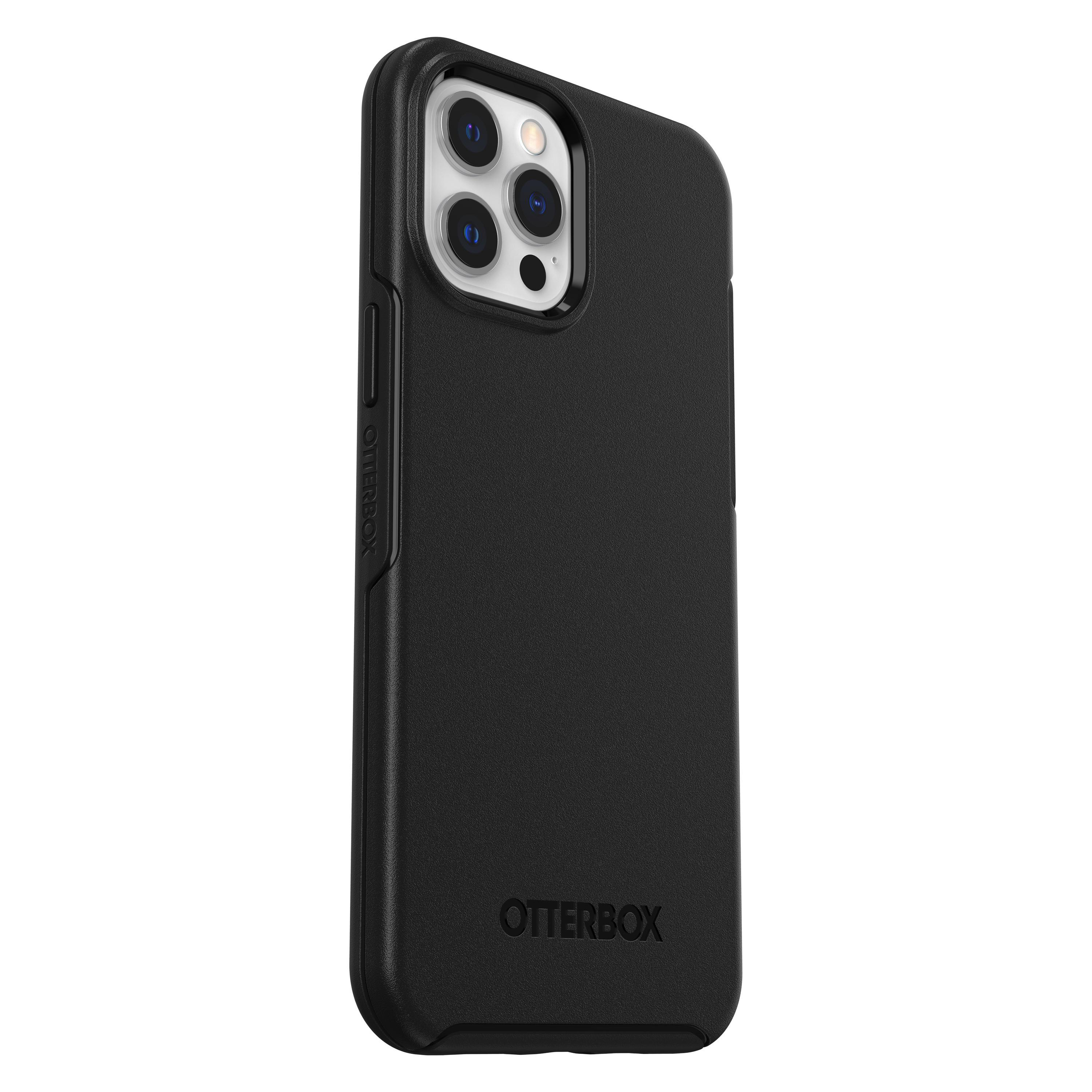 OTTERBOX Symmetry Plus, Backcover, Apple, iPhone 12 Pro Max, Schwarz