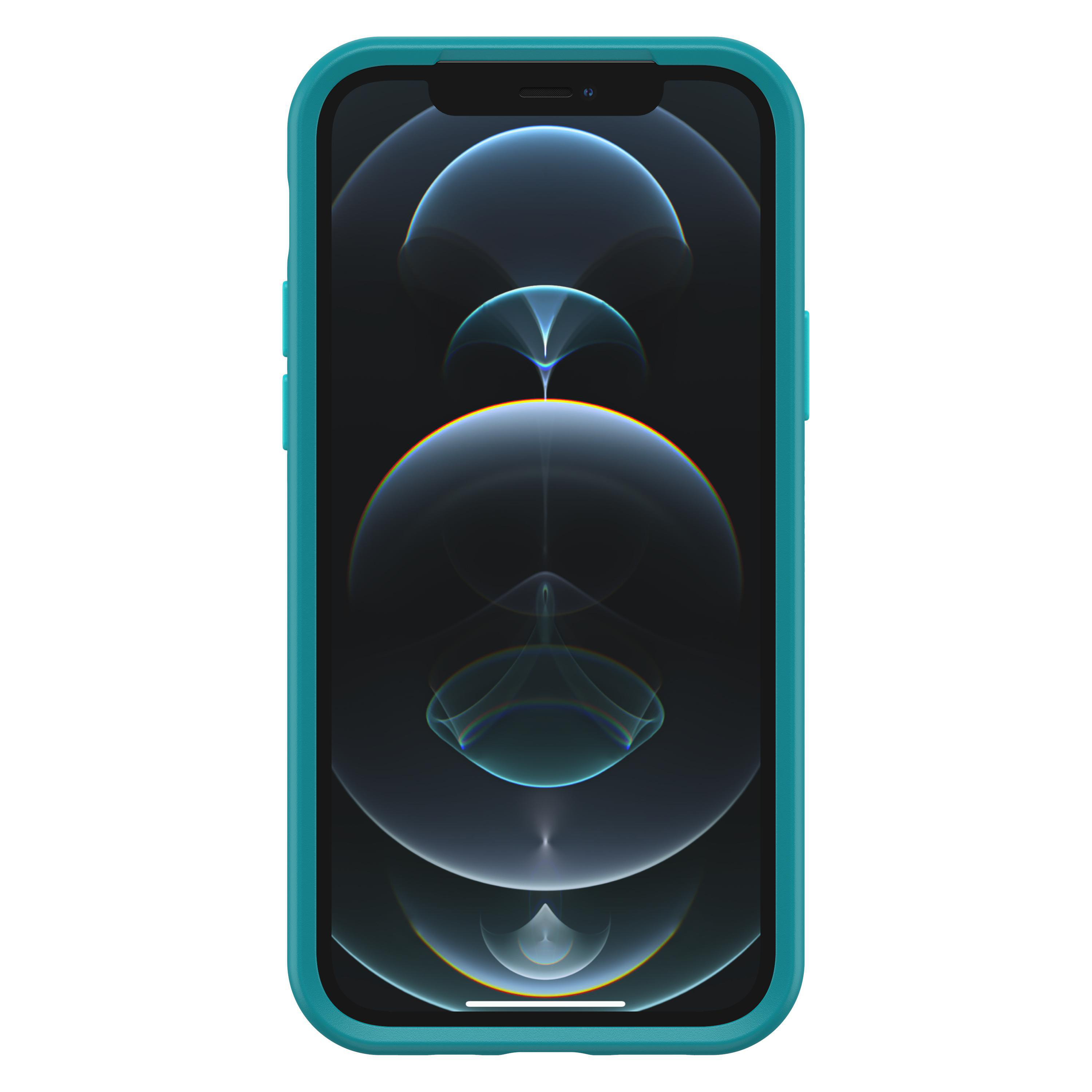 OTTERBOX Symmetry, Backcover, Apple, iPhone 12, iPhone 12 Pro, Blau