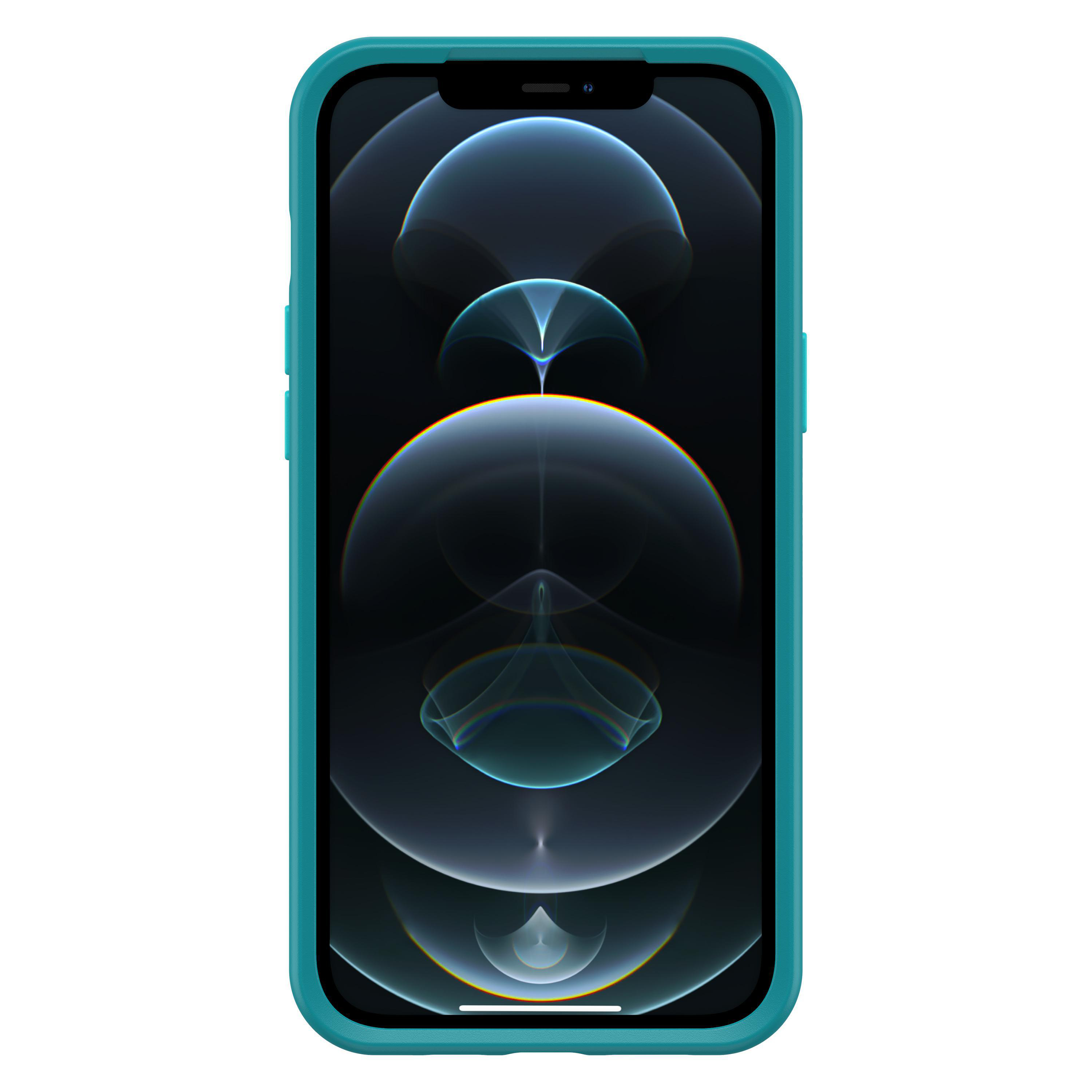 OTTERBOX Symmetry , Backcover, Apple, iPhone 12 Pro Max, Blau