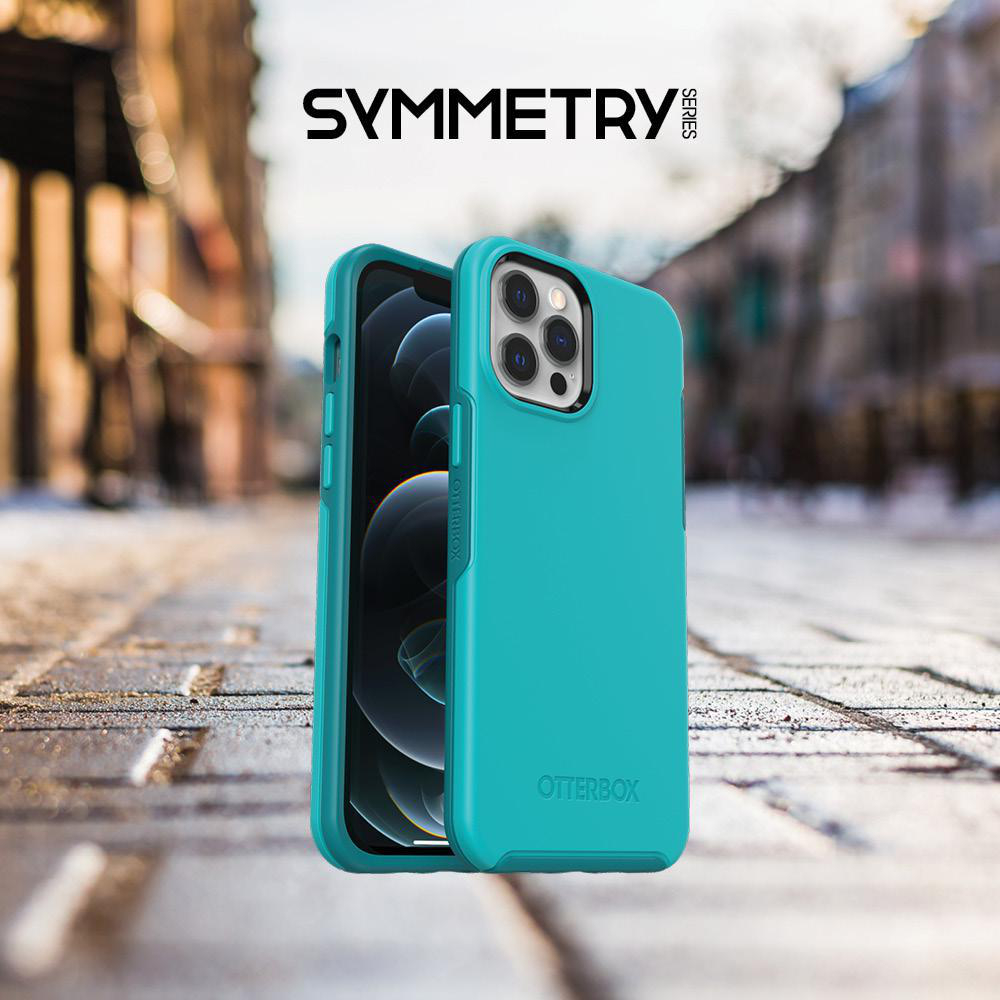 OTTERBOX Symmetry , Backcover, Apple, iPhone 12 Pro Max, Blau