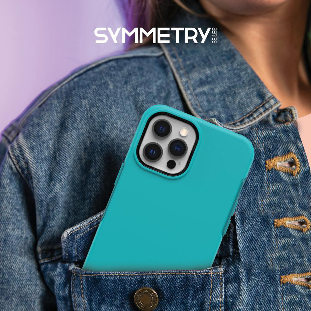 OTTERBOX Symmetry , Backcover, Apple, iPhone 12 Pro Max, Blau