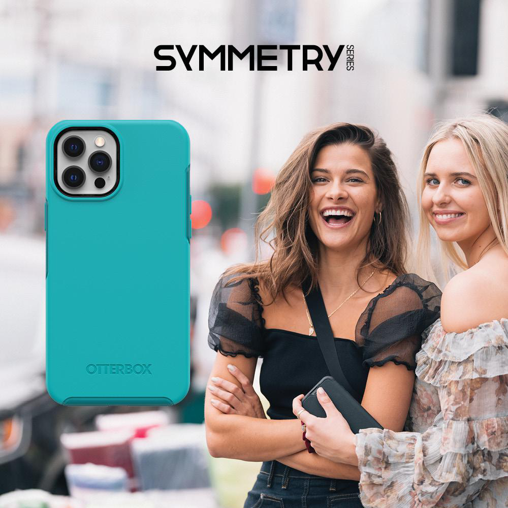 OTTERBOX Symmetry , Backcover, Apple, iPhone 12 Pro Max, Blau