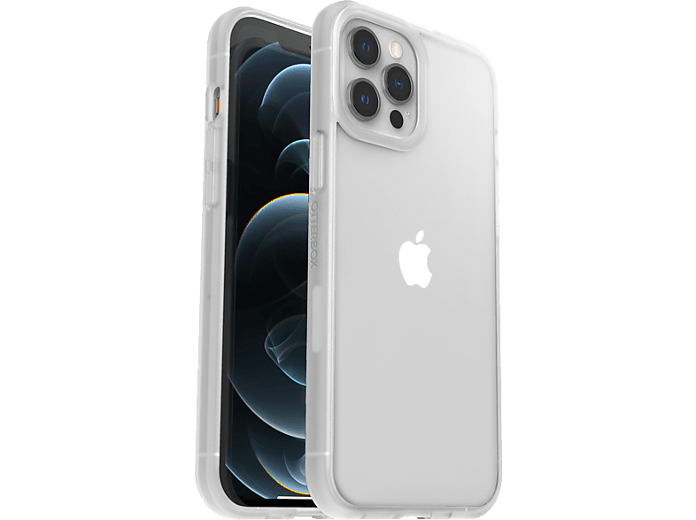 OTTERBOX React + Trusted Glass, Backcover, Apple, iPhone 12 Pro Max, Transparent