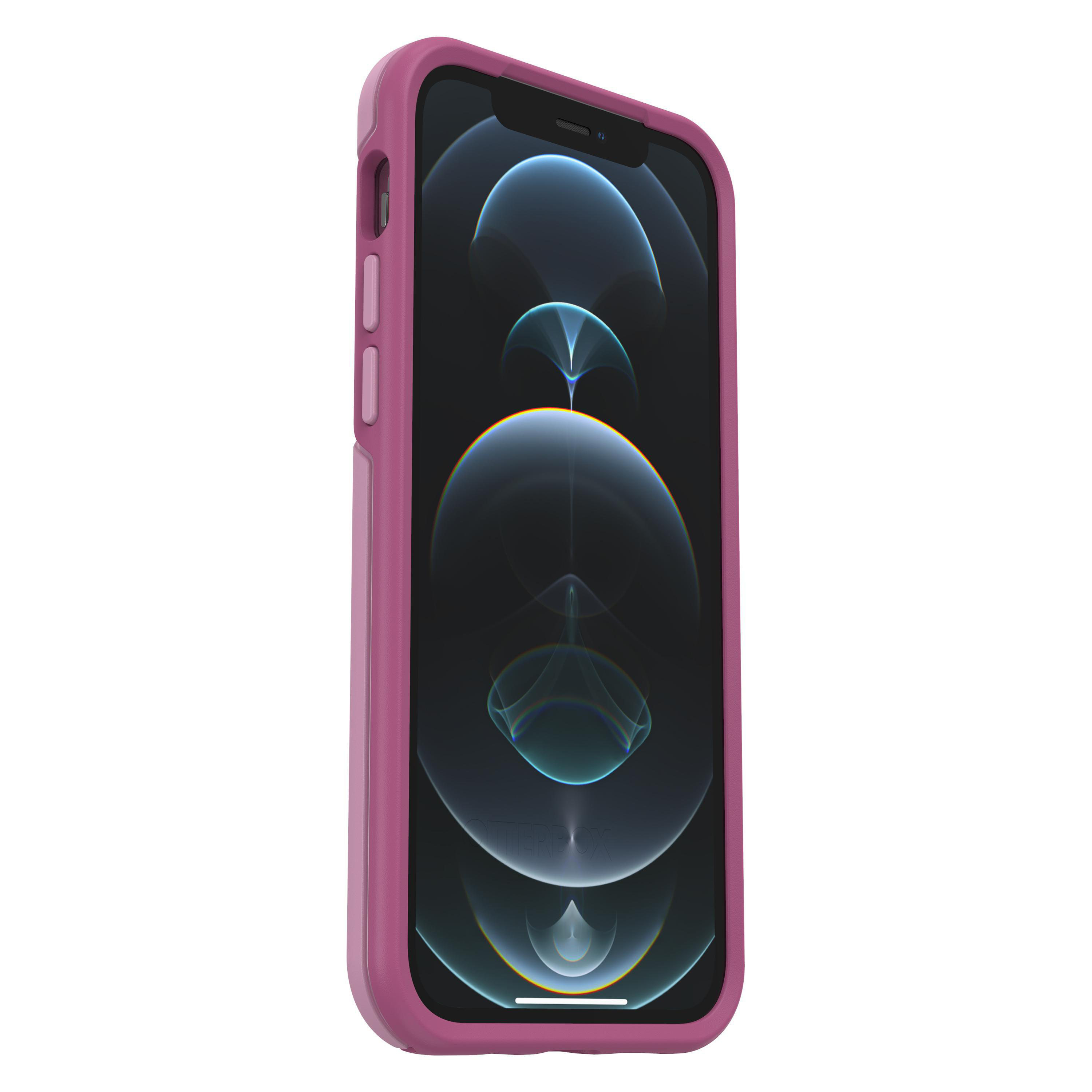 OTTERBOX Symmetry, Backcover, Apple, iPhone 12, iPhone 12 Pro, Pink
