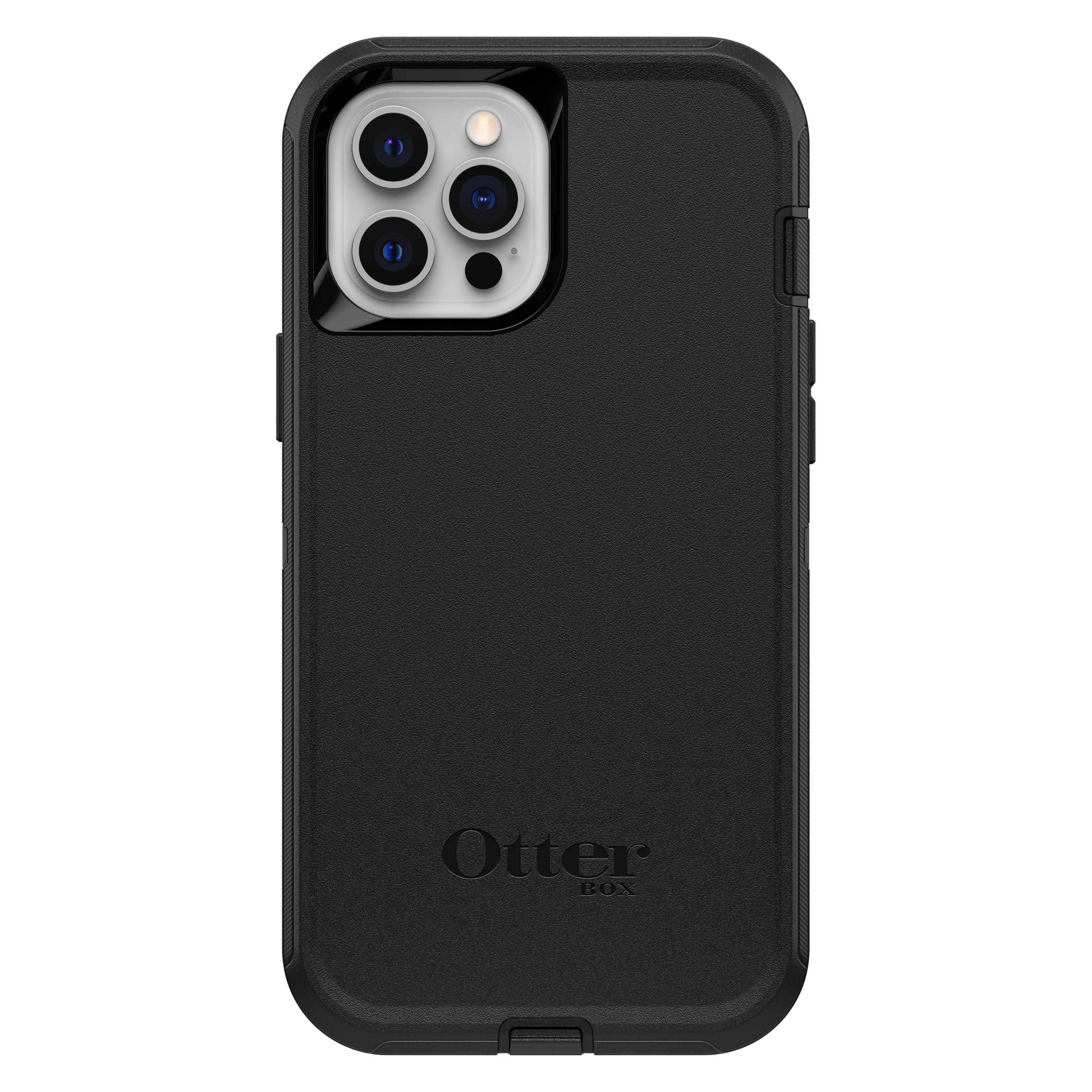 Apple, Max, iPhone Schwarz Backcover, 12 Pro Defender OTTERBOX ,