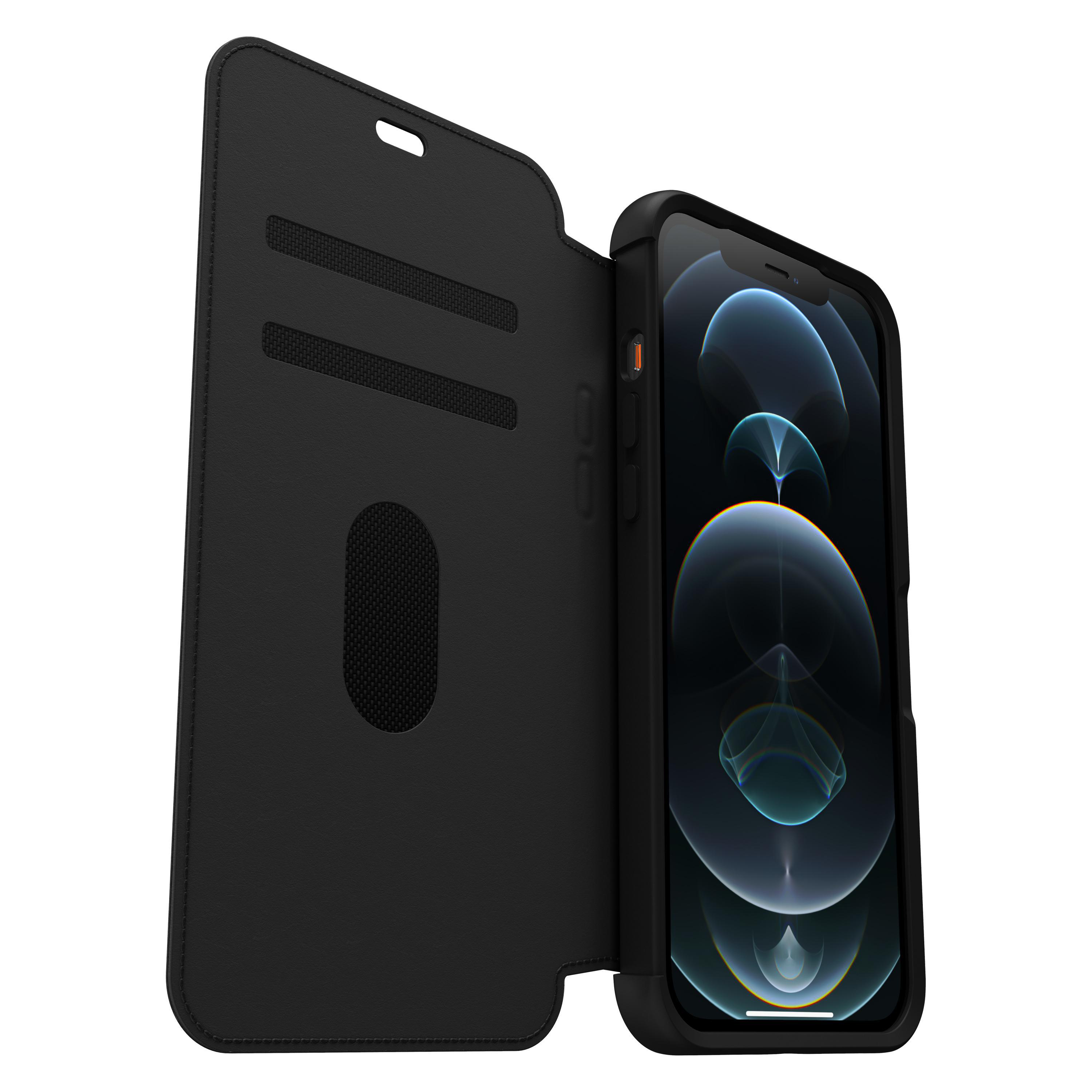 OTTERBOX Strada , Backcover, Apple, iPhone 12 Pro Max, Schwarz