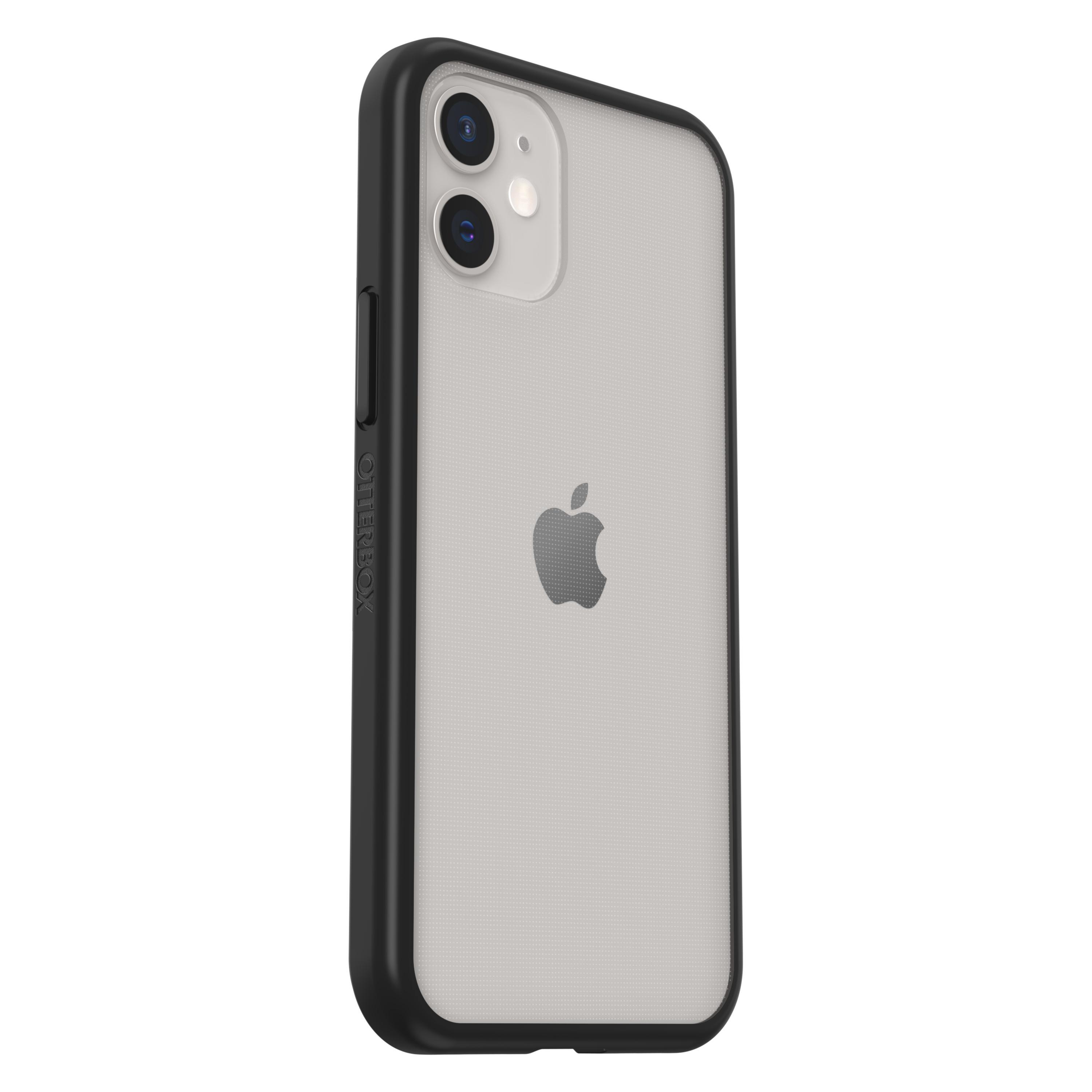 , iPhone Mini, Apple, 12 Backcover, OTTERBOX React Transparent/Schwarz
