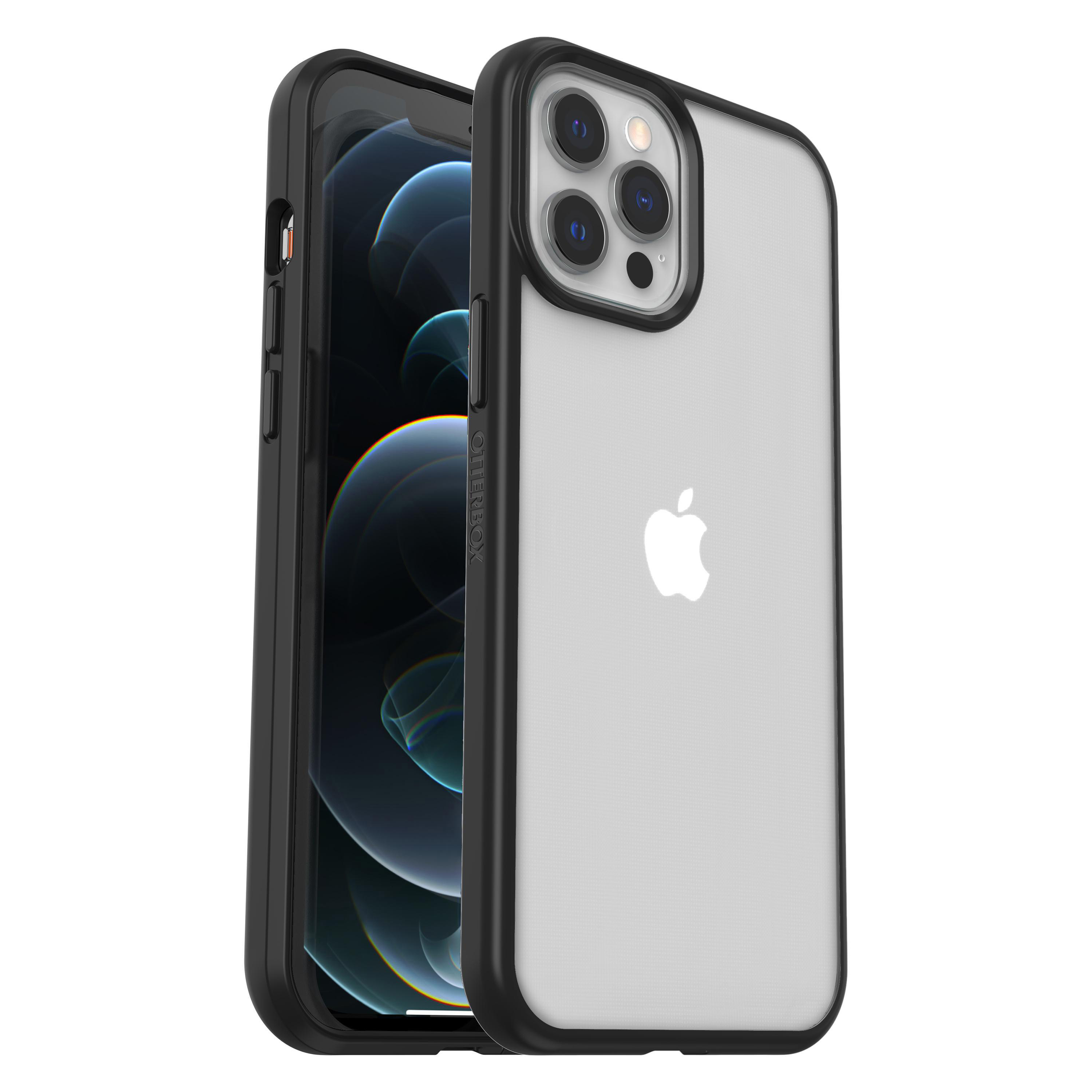 OTTERBOX React iPhone 12 Transparent/Schwarz Pro Max, , Apple, Backcover,