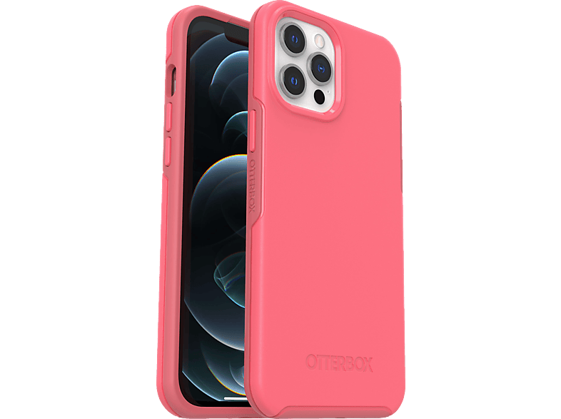 OTTERBOX Symmetry Plus, Backcover, Apple, iPhone 12 Pro Max, Rosa