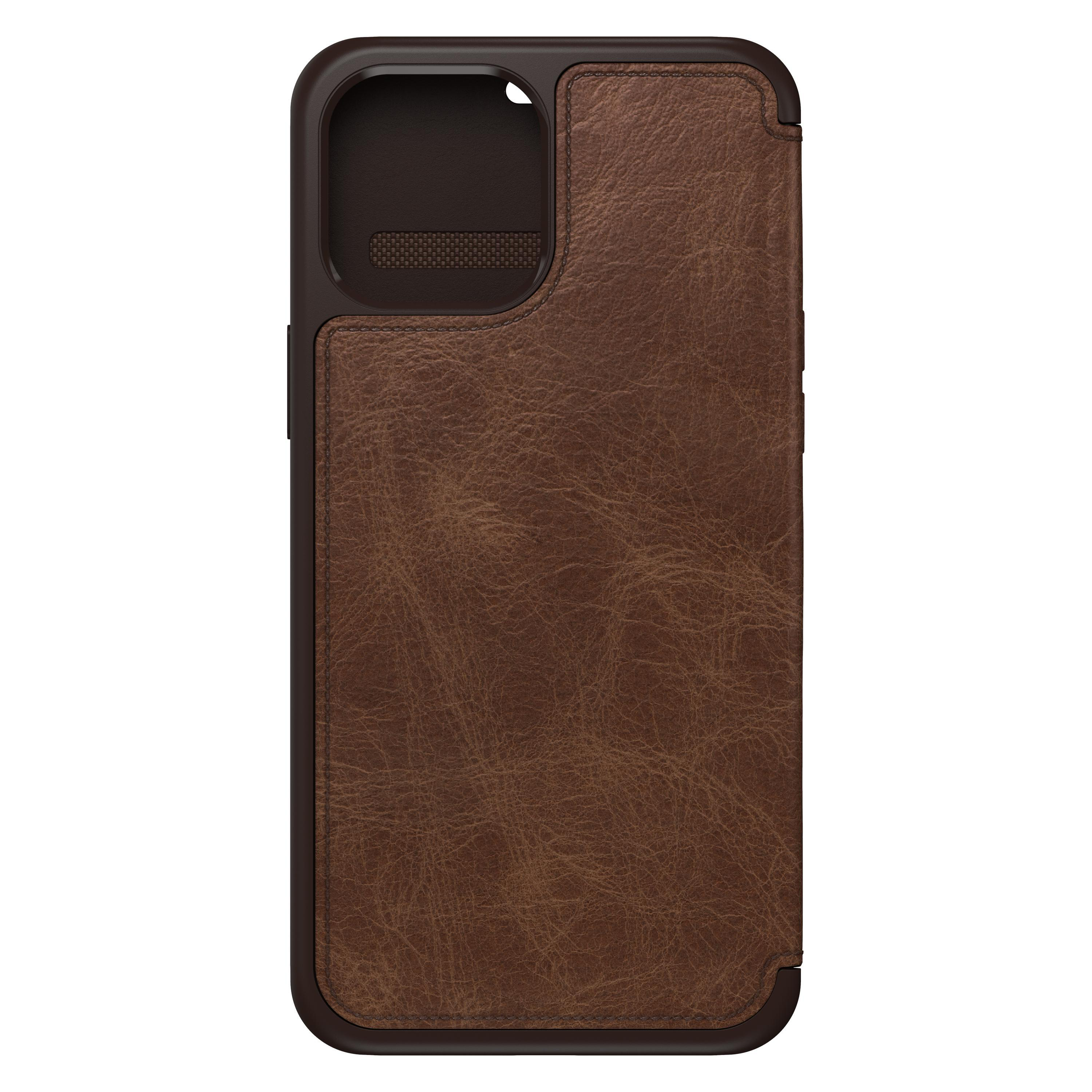 OTTERBOX Strada, Bookcover, Apple, iPhone 12 Pro Max, Braun