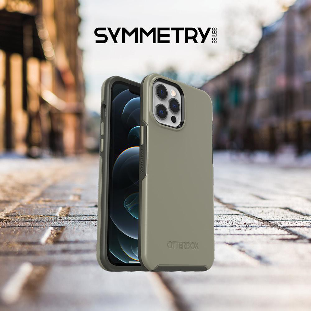 OTTERBOX Symmetry , Backcover, Apple, iPhone 12 Pro Max, Grau