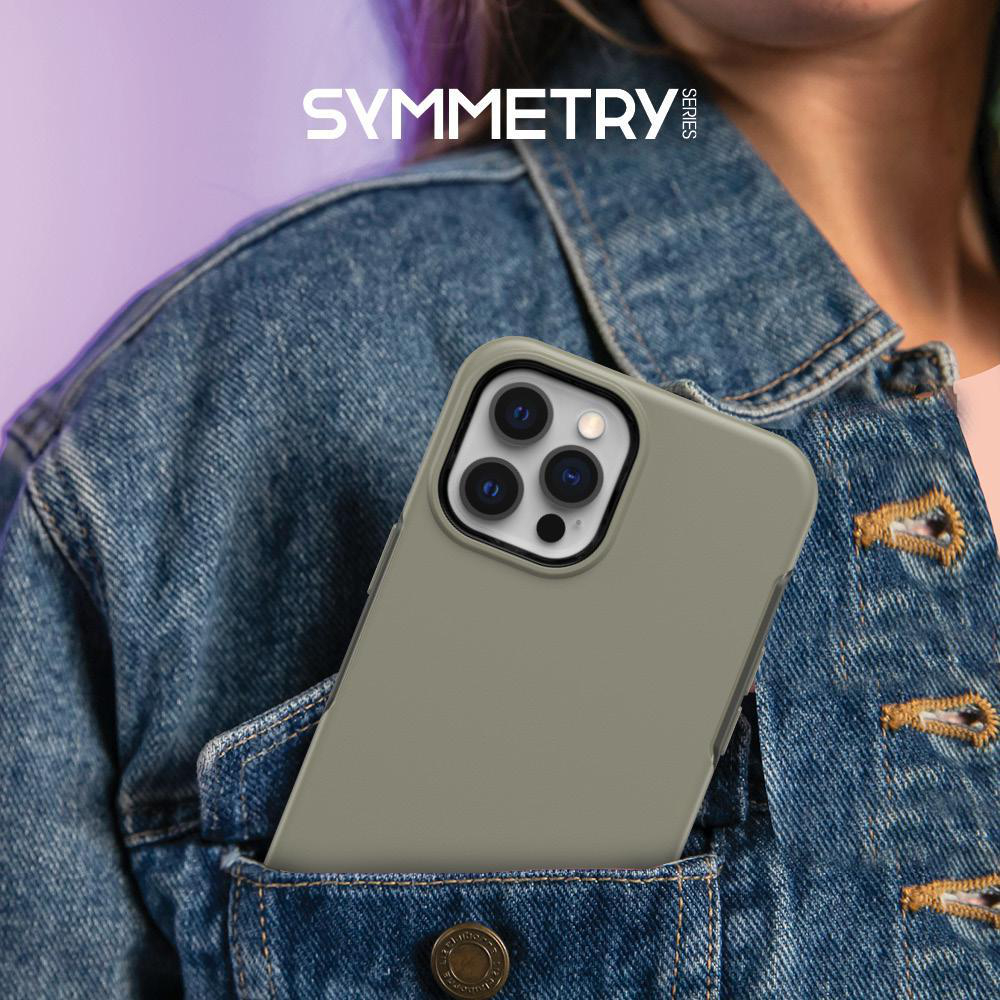 OTTERBOX Symmetry , Backcover, Apple, iPhone 12 Pro Max, Grau