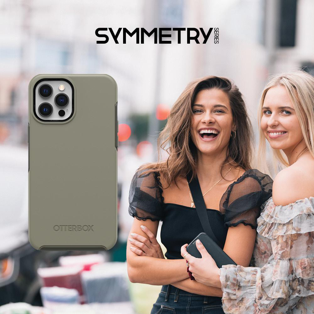 OTTERBOX Symmetry , Backcover, Apple, iPhone 12 Pro Max, Grau