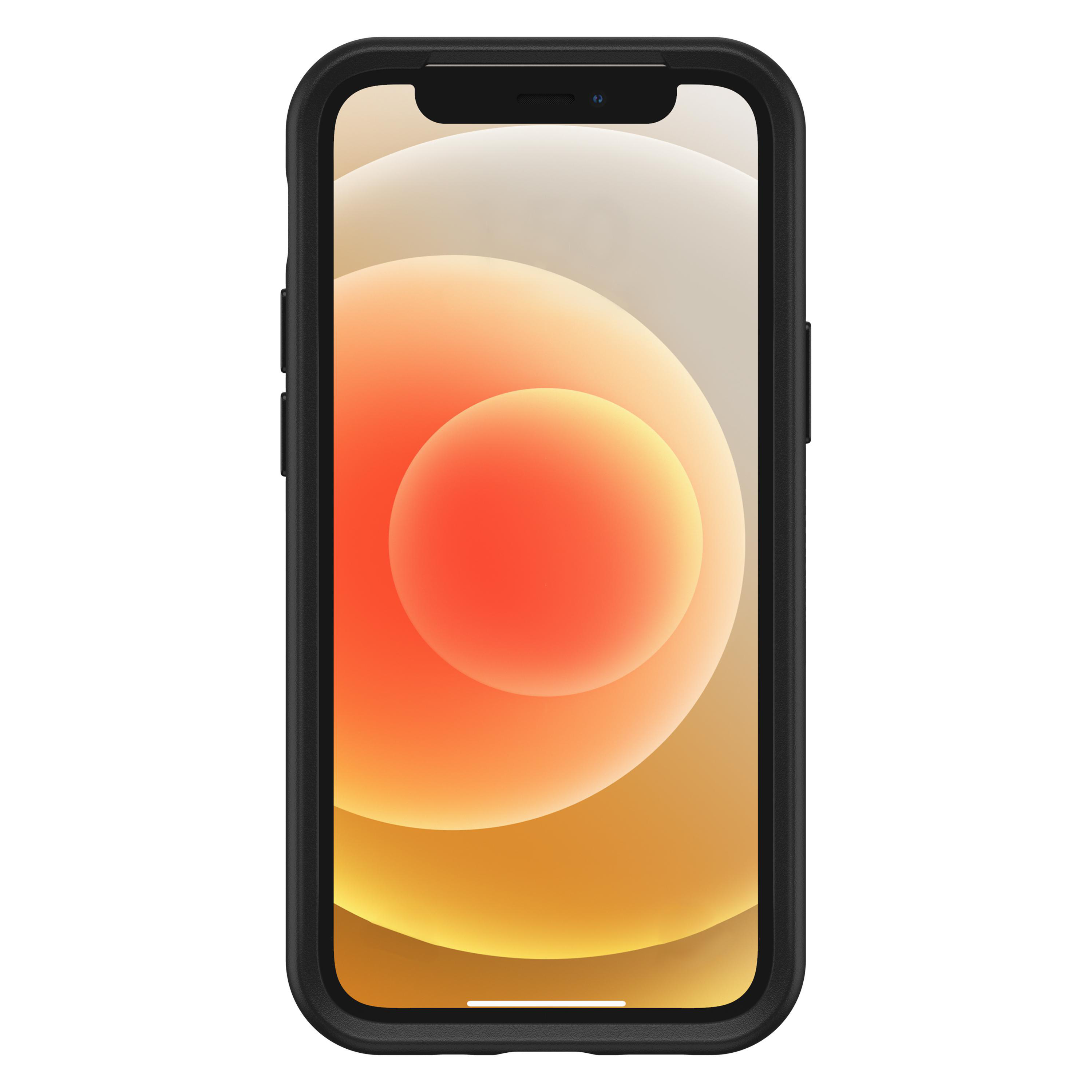 OTTERBOX Symmetry Plus, Backcover, Apple, iPhone 12 Mini, Schwarz