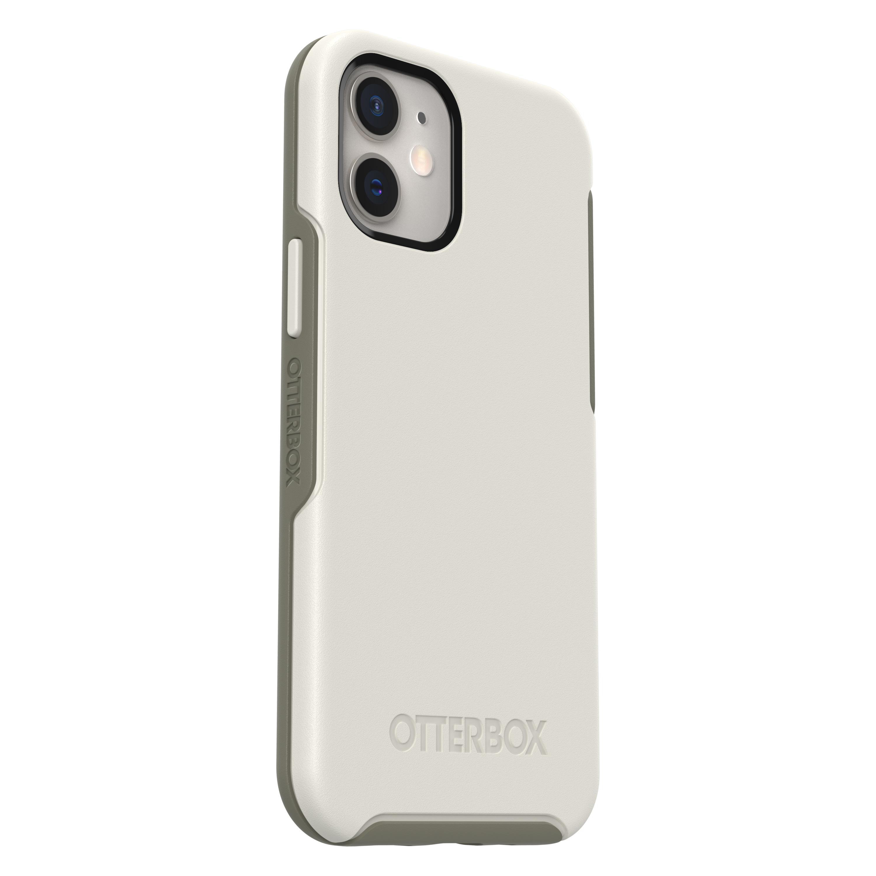 OTTERBOX Symmetry Plus, Backcover, Apple, iPhone 12 Mini, Weiß