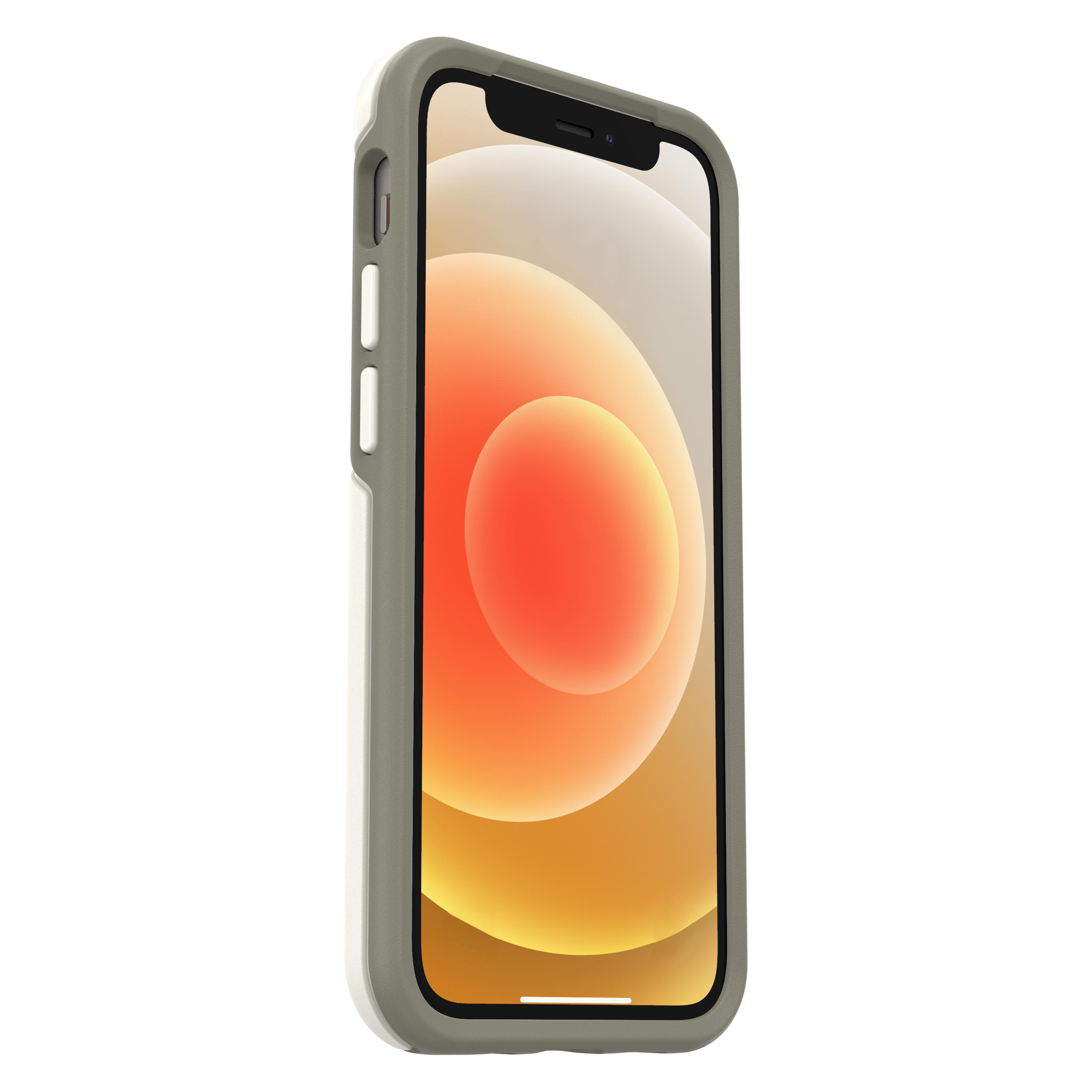 OTTERBOX Symmetry Plus, Backcover, Apple, iPhone 12 Mini, Weiß