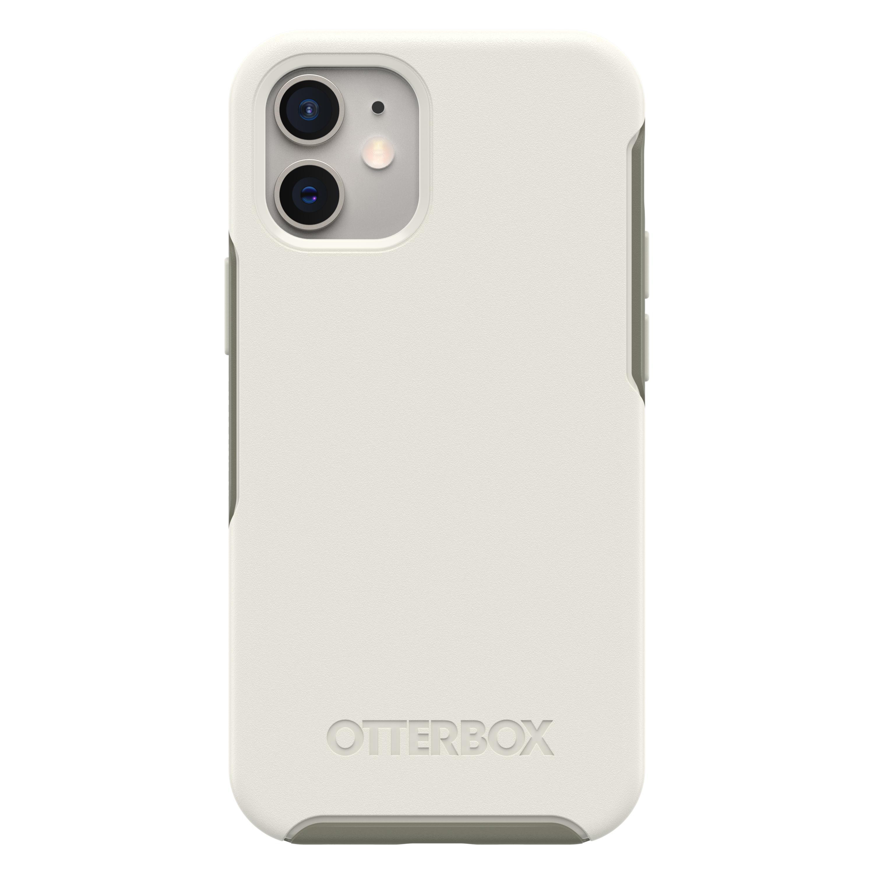OTTERBOX Symmetry Plus, Backcover, Apple, iPhone 12 Mini, Weiß
