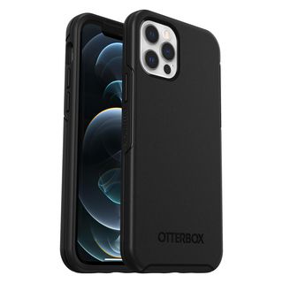 OTTERBOX Symmetry Plus, Backcover, Apple, iPhone 12, iPhone 12 Pro, Schwarz