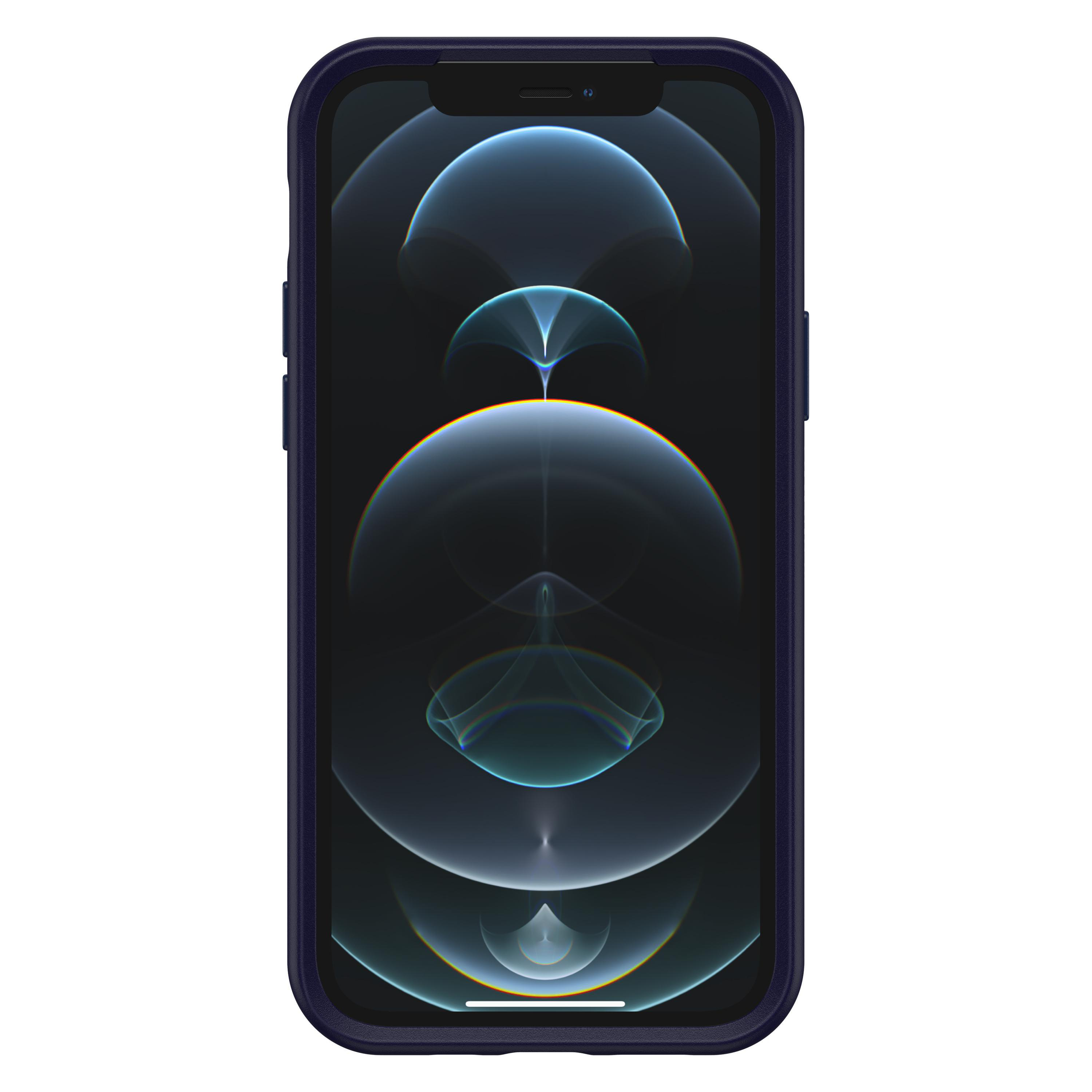 OTTERBOX Symmetry Plus, Backcover, Apple, iPhone 12, iPhone 12 Pro, Blau