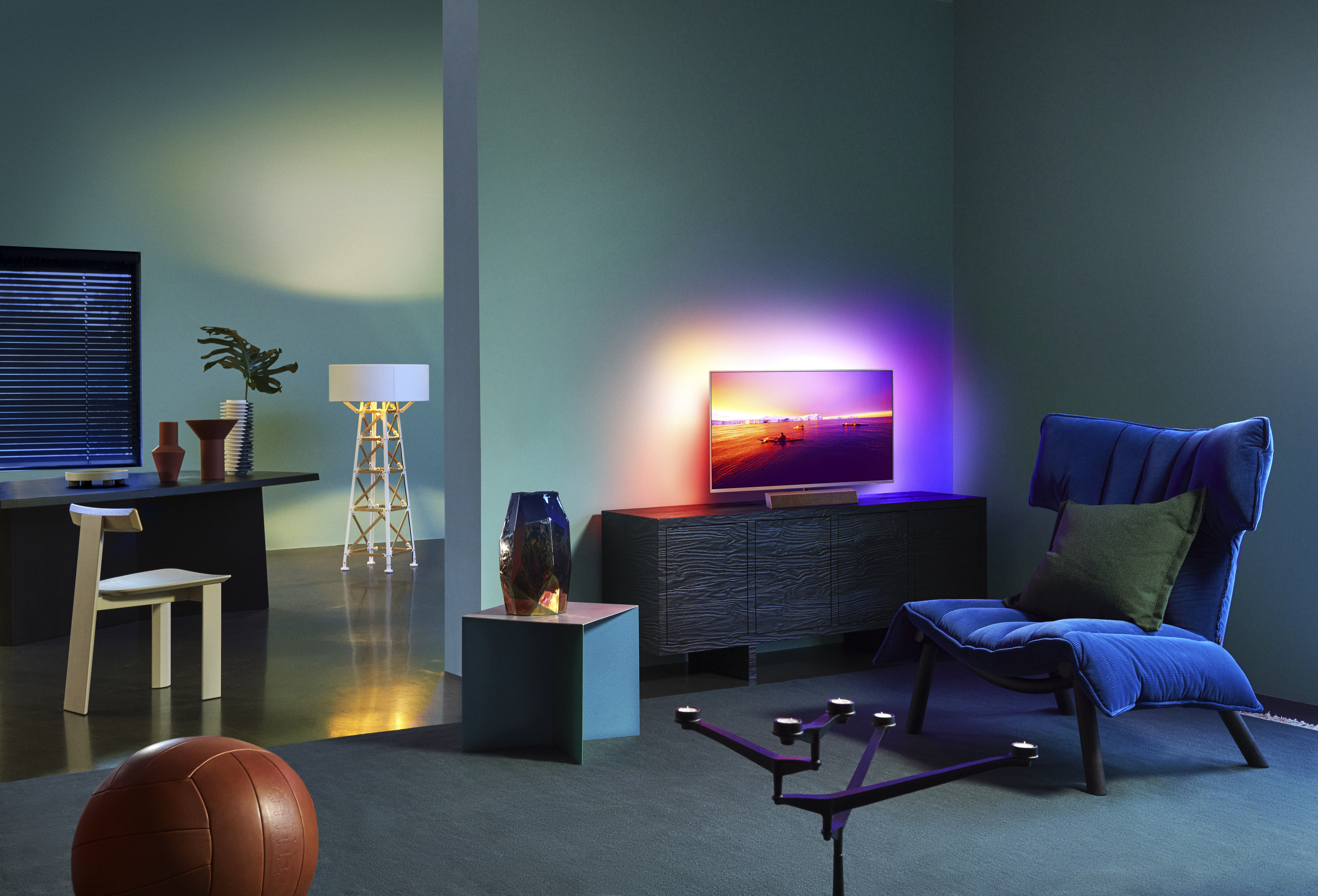 PHILIPS 43PUS9235/12 LED TV (Flat, 43 Zoll / 108 cm, UHD 4K, SMART TV, Ambilight, Android TV™ 9 (Pie))